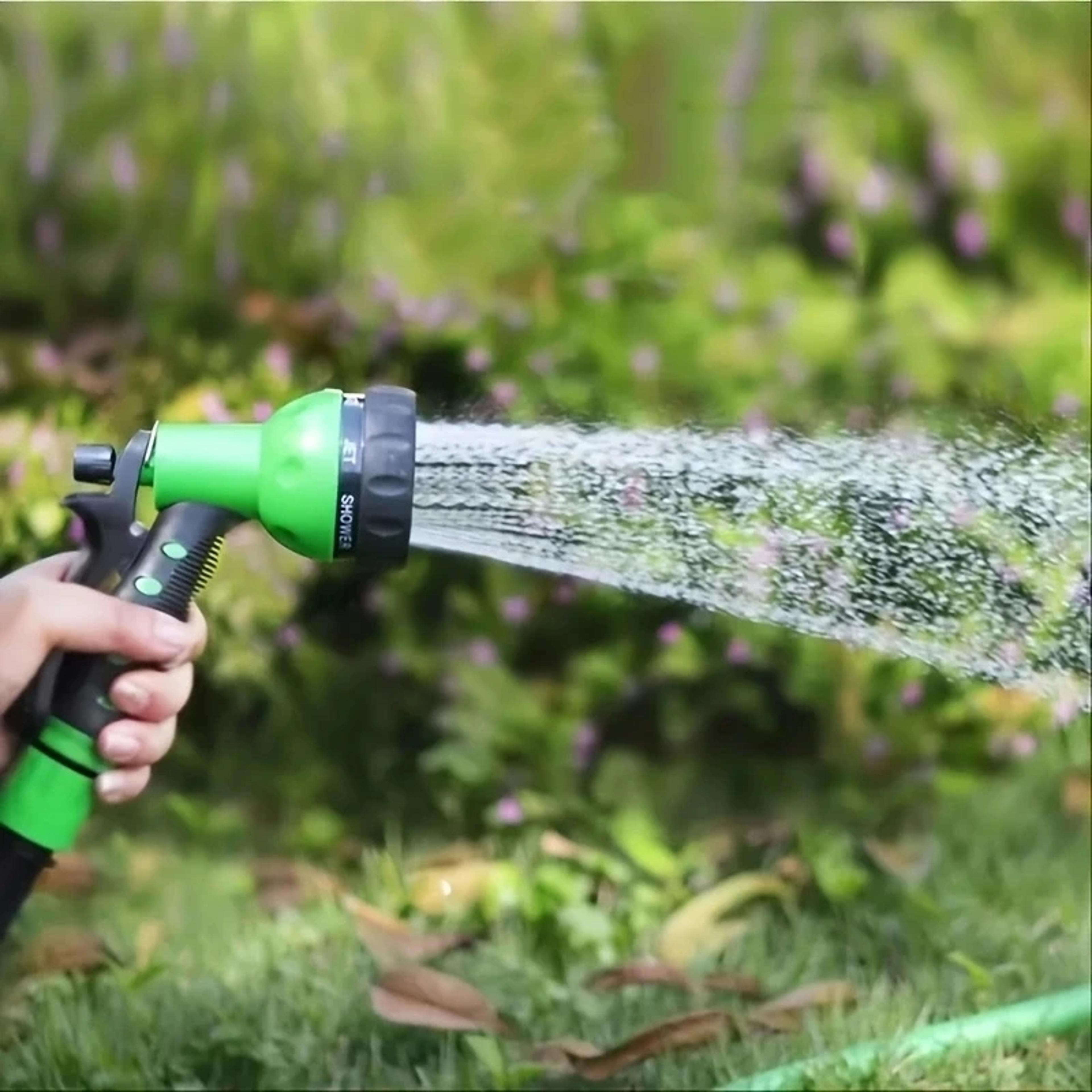 premium high pressure water gun & adjustable garden hose nozzle for car wash & lawn watering