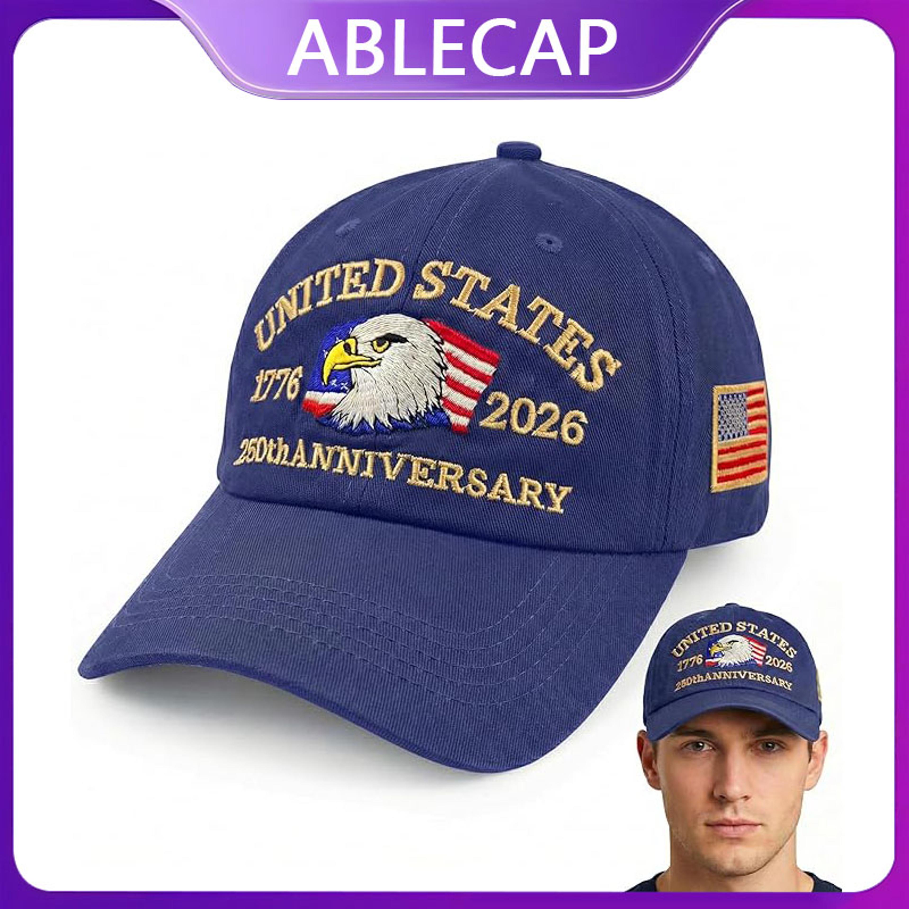 premium patriotic eagle baseball cap anniversary outdoor sunscreen patriotic dad hat unisex