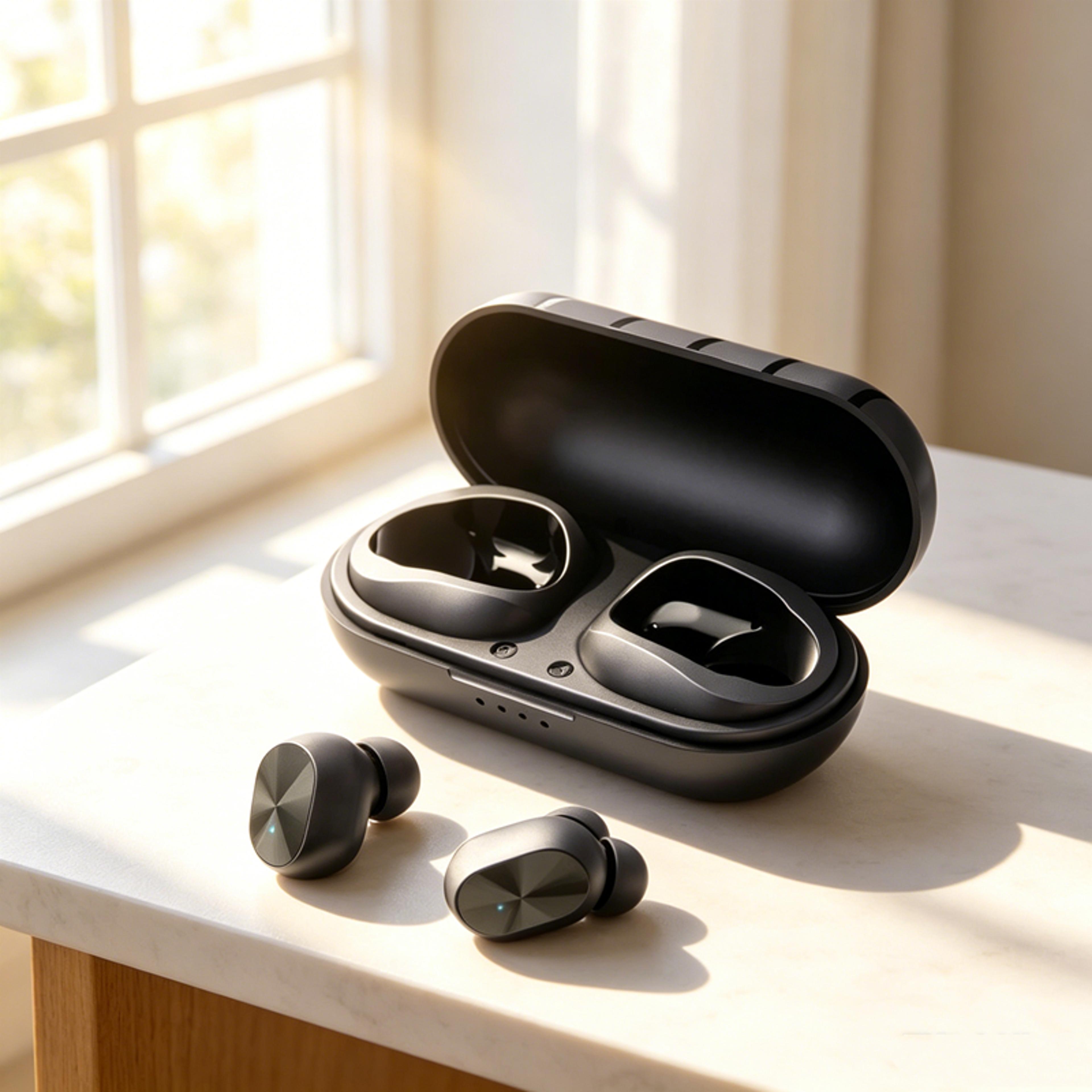tws wireless headphones with mic sport bluetooth earphones