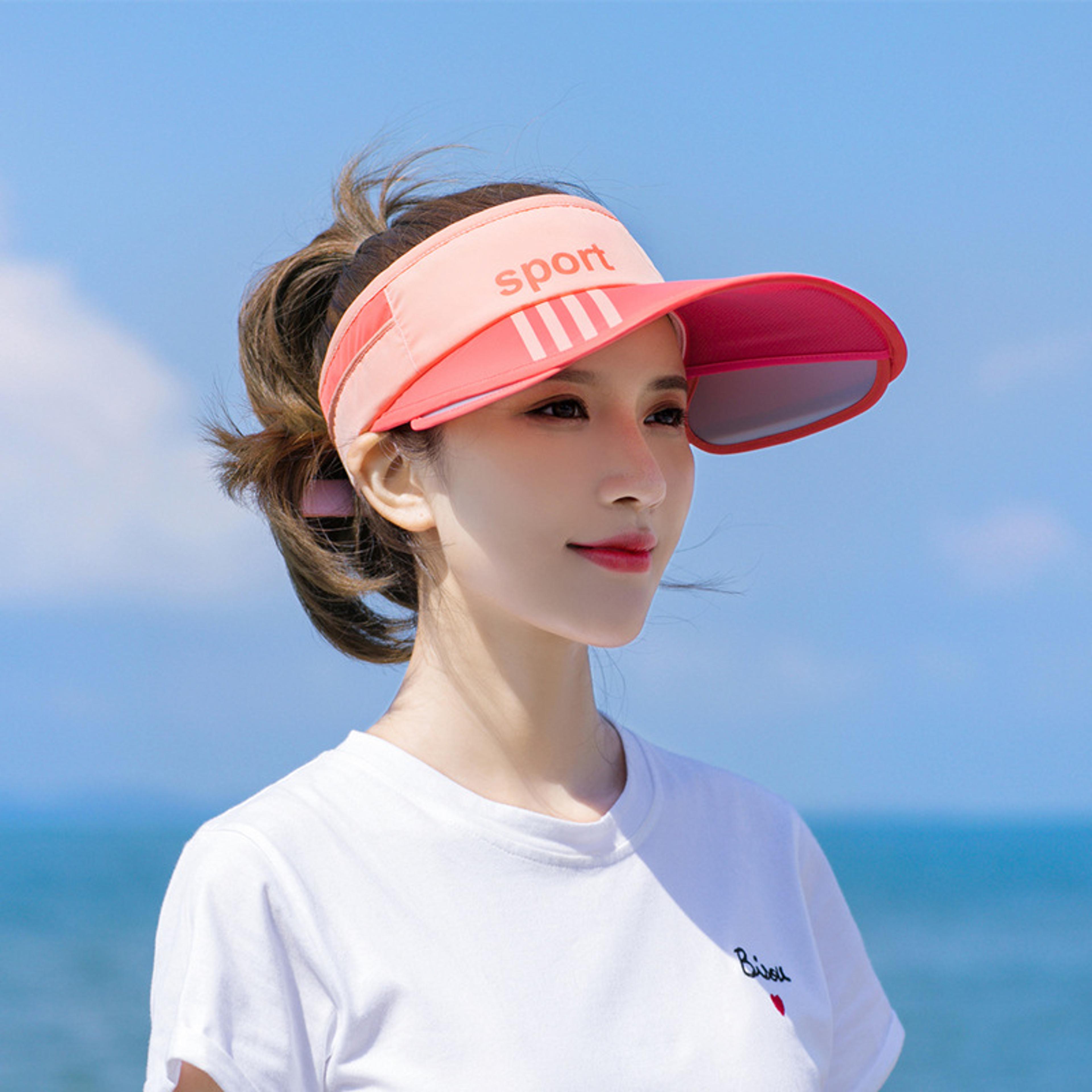 retractable wide brim sun hat for women outdoor sun protection hat