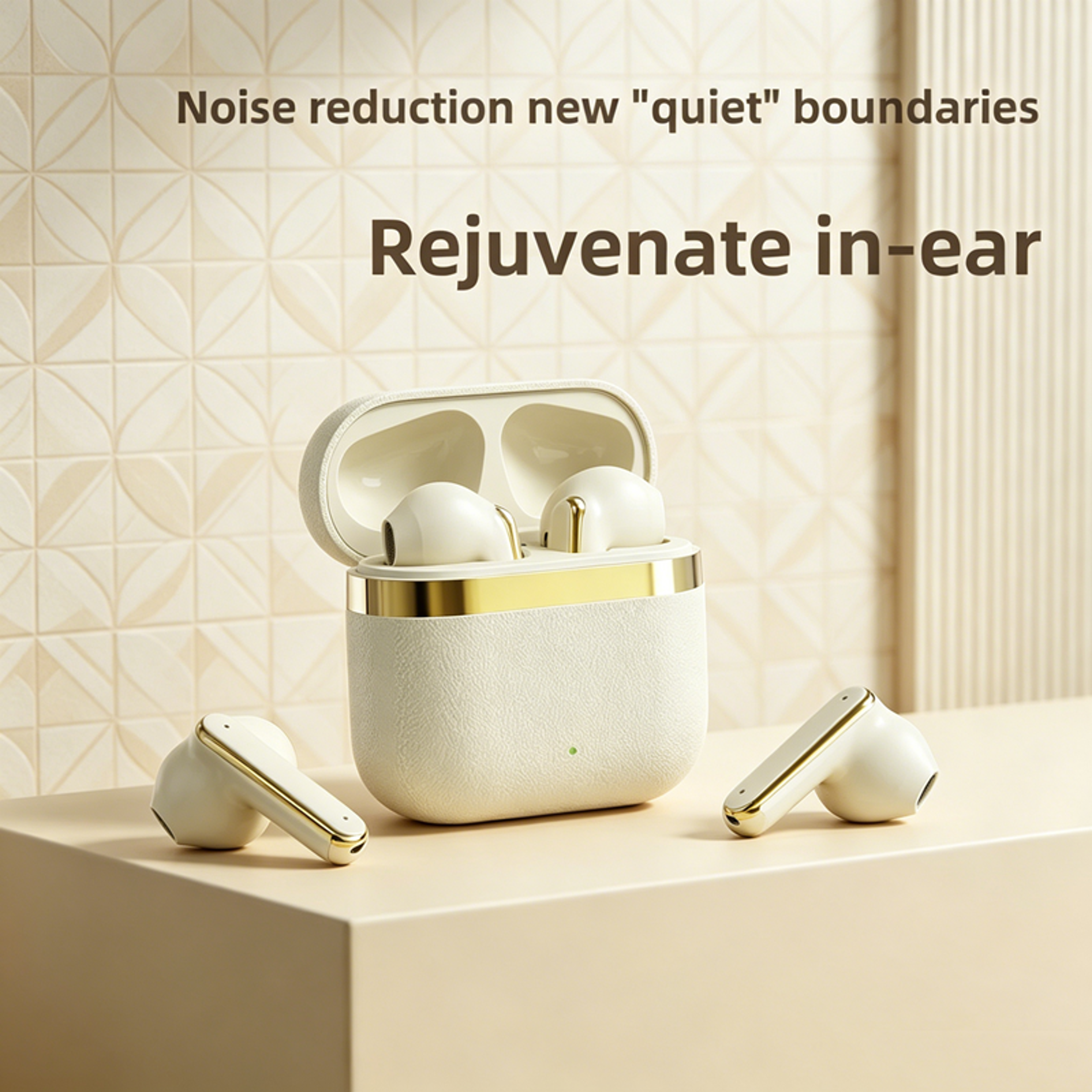 bluetooth wireless earbuds with led display and enc hifi sound