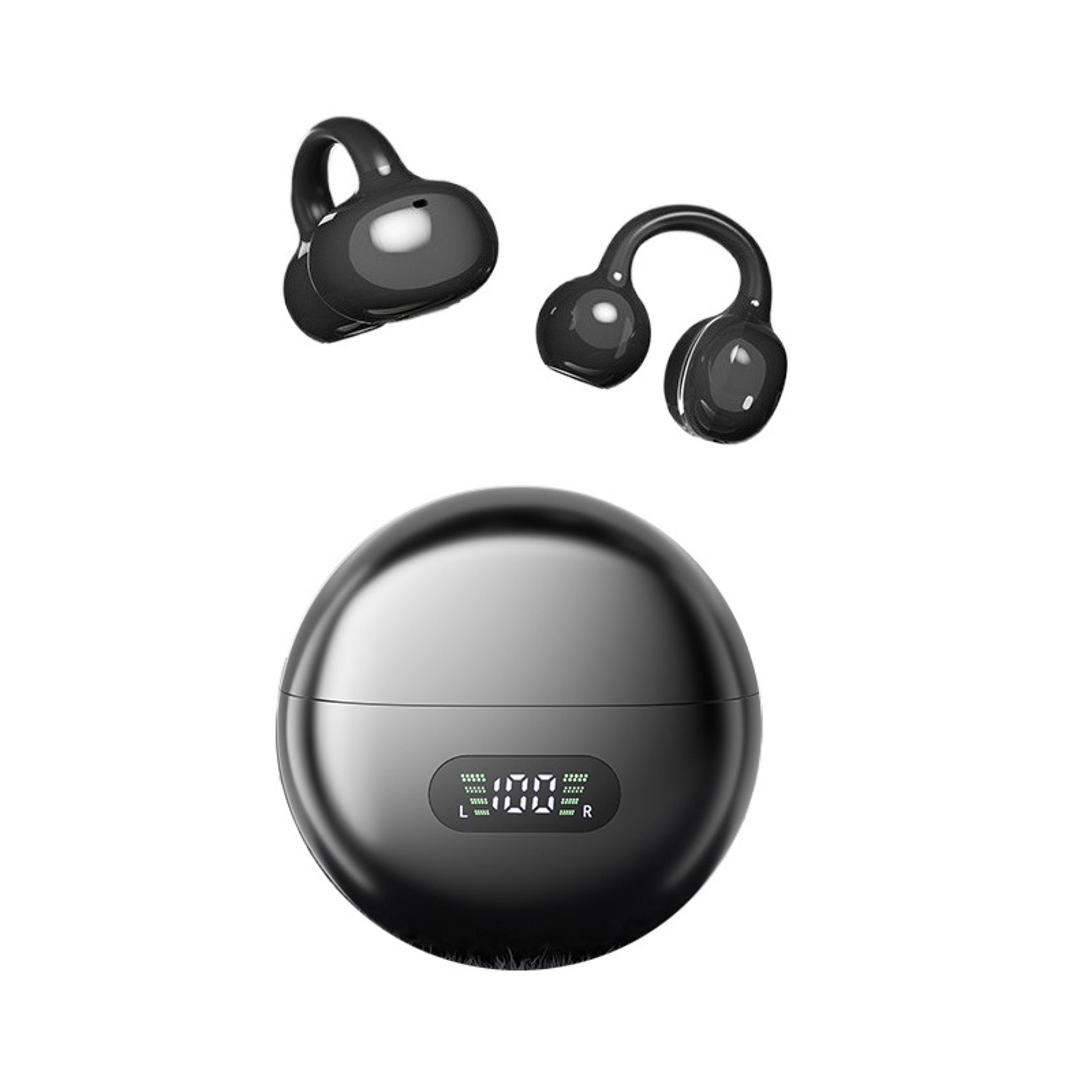 open ear clip bone conduction bluetooth sport earbuds