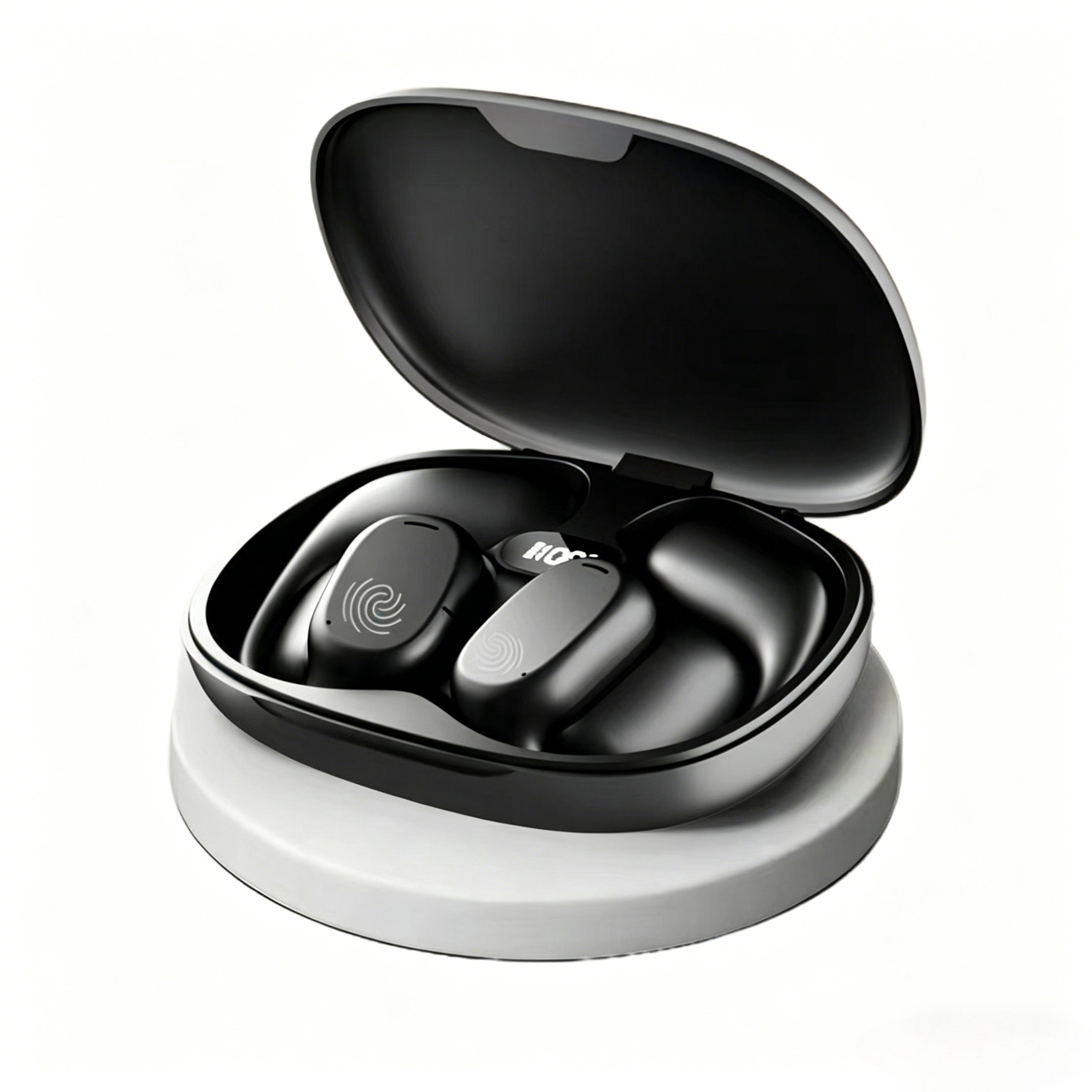 portable bone conduction bluetooth earbuds waterproof outdoor wireless headset