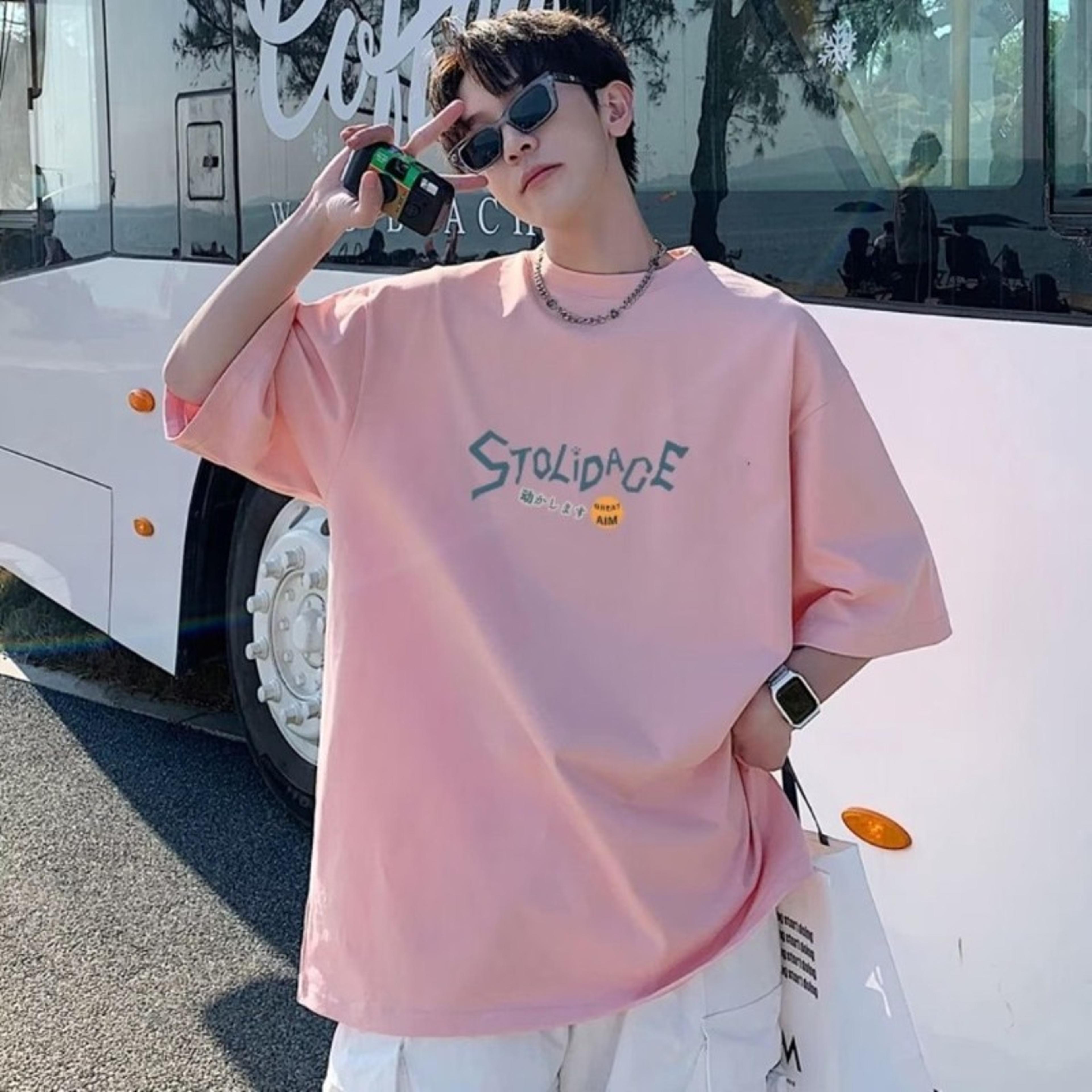 oversized graphic tee korean fashion t shirt couple matching outfit rabbit print loose fit streetwear