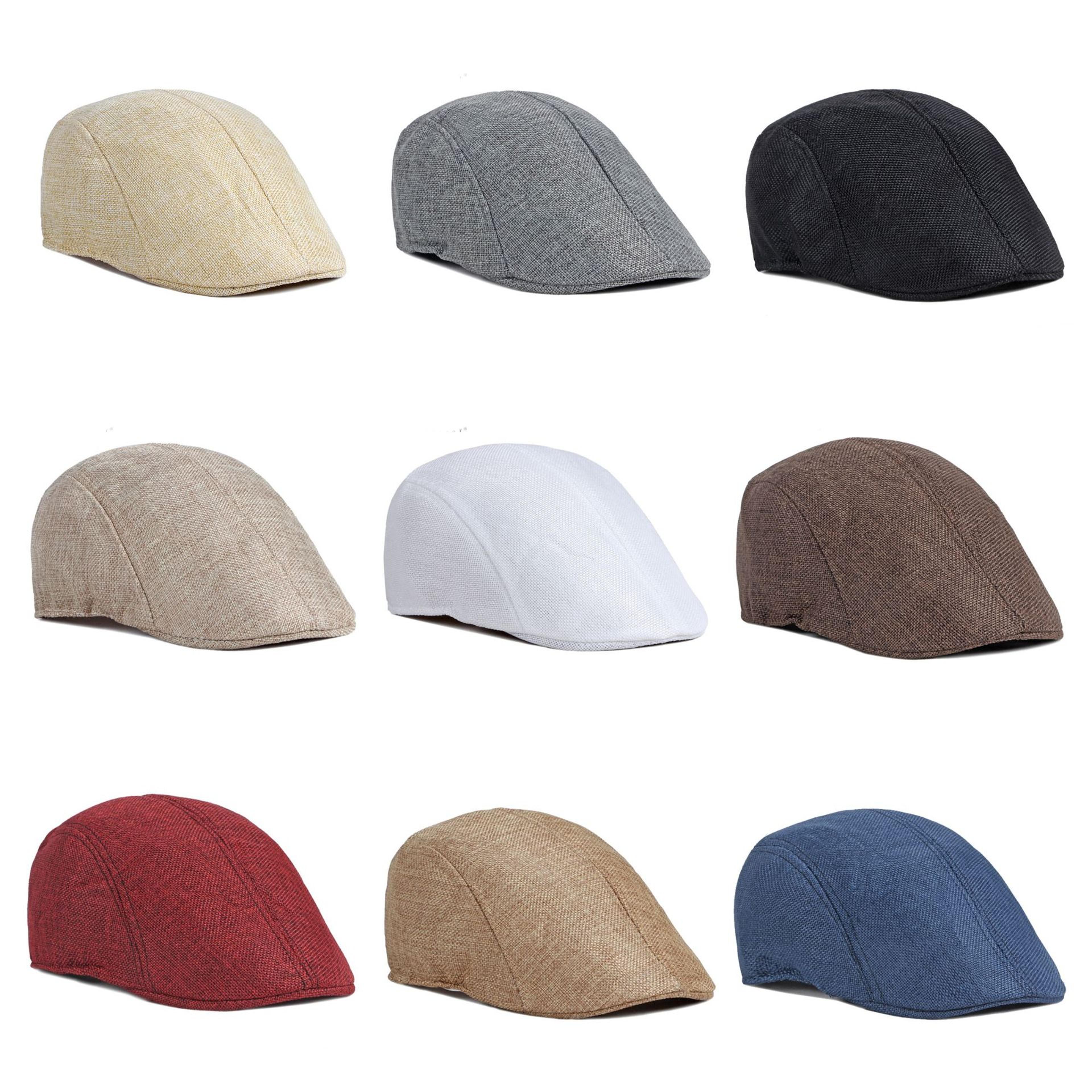 breathable mesh newsboy cap summer beret unisex retro flat painter hat
