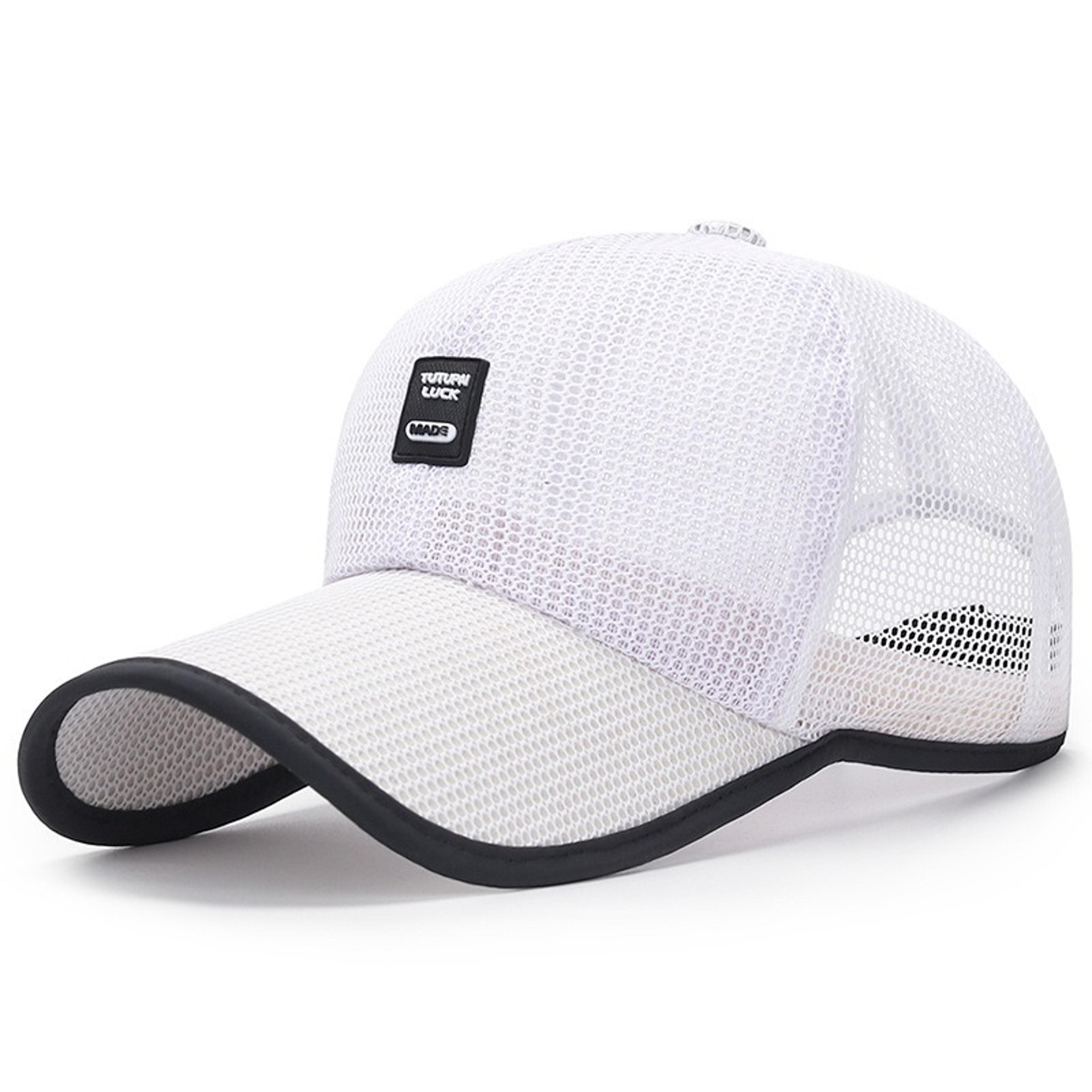 breathable mesh snapback baseball cap summer lightweight sport sun hat unisex adjustable