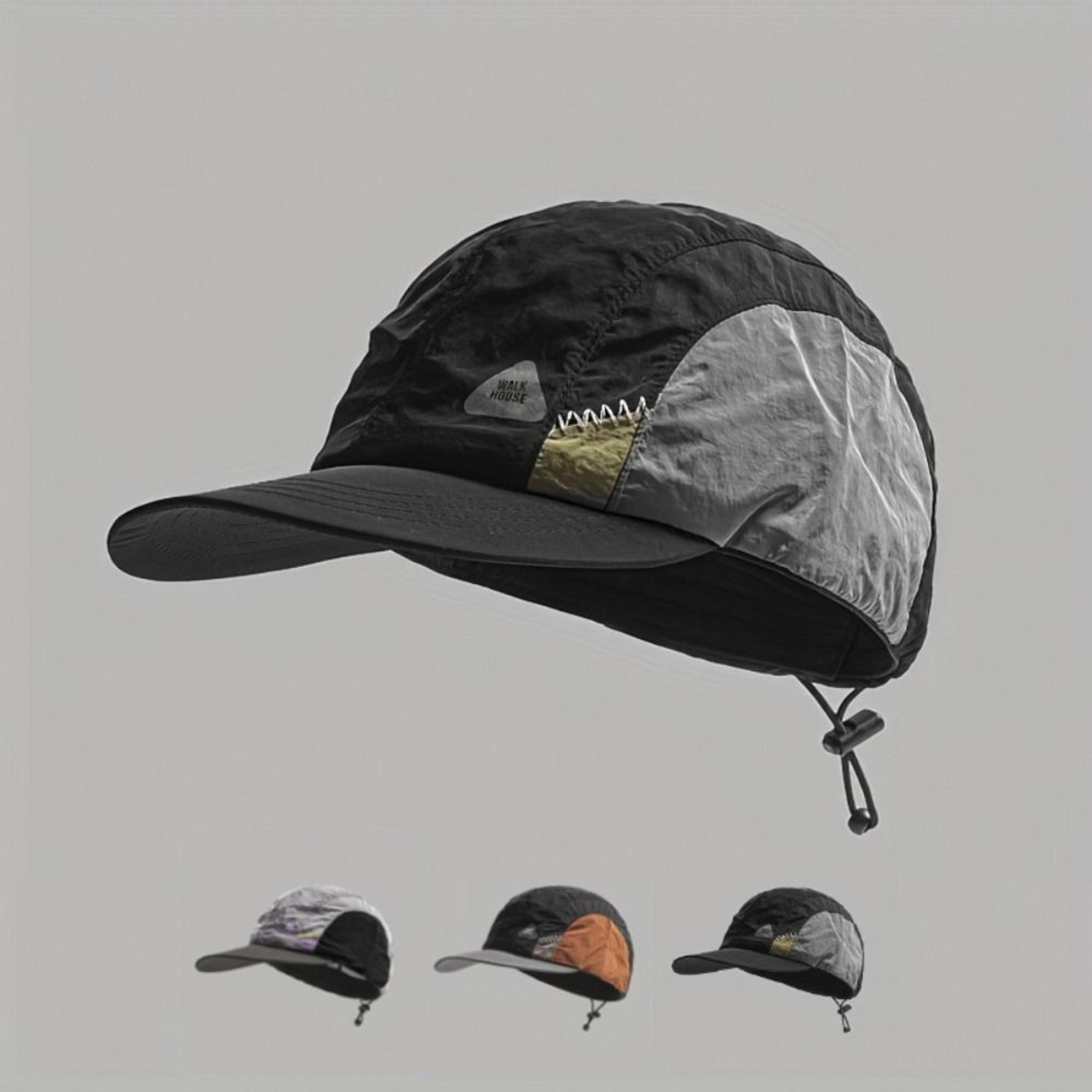 breathable flat brim quick dry baseball cap sun protection hiking hat