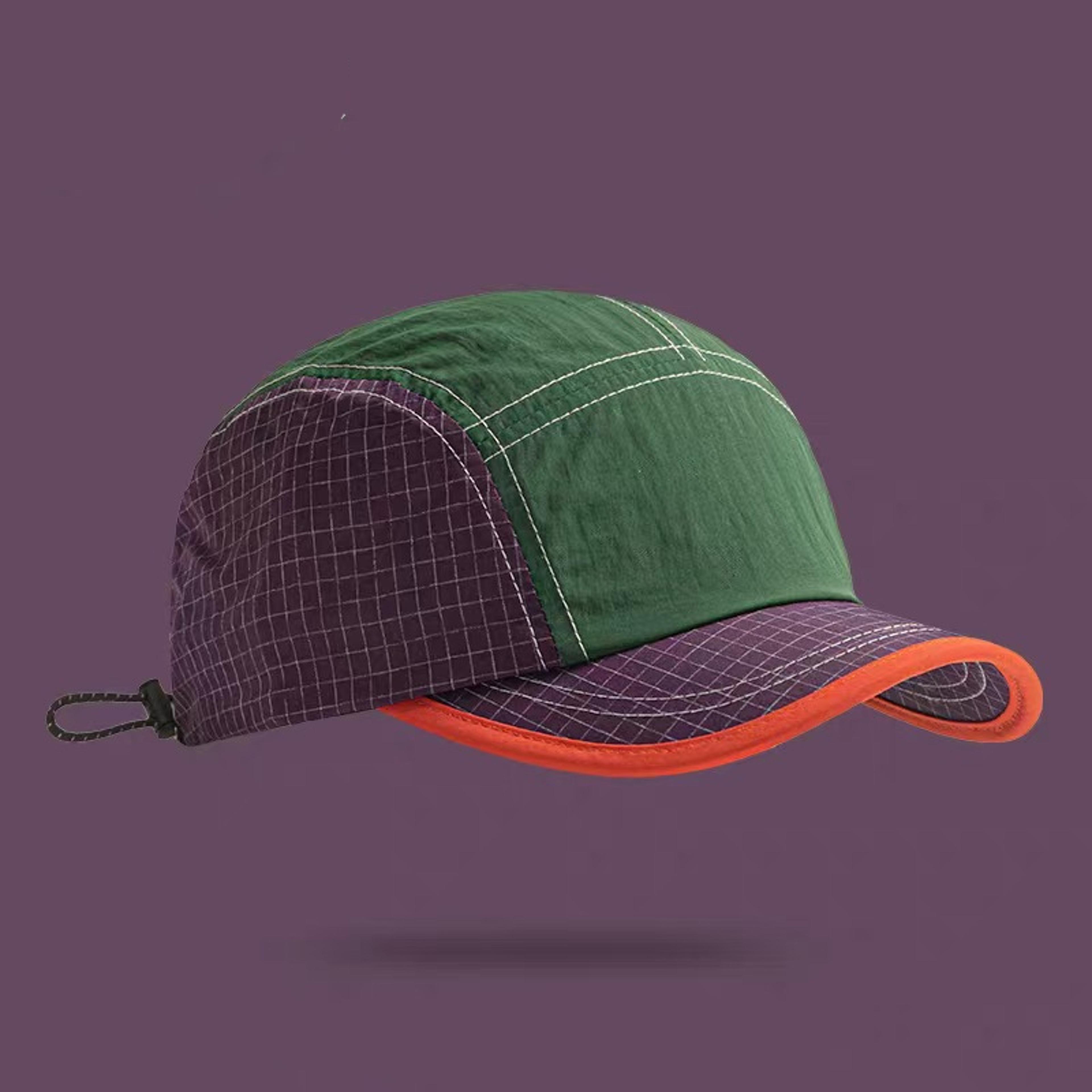 color block baseball cap adjustable unisex outdoor sun hat fashion casual sports cap
