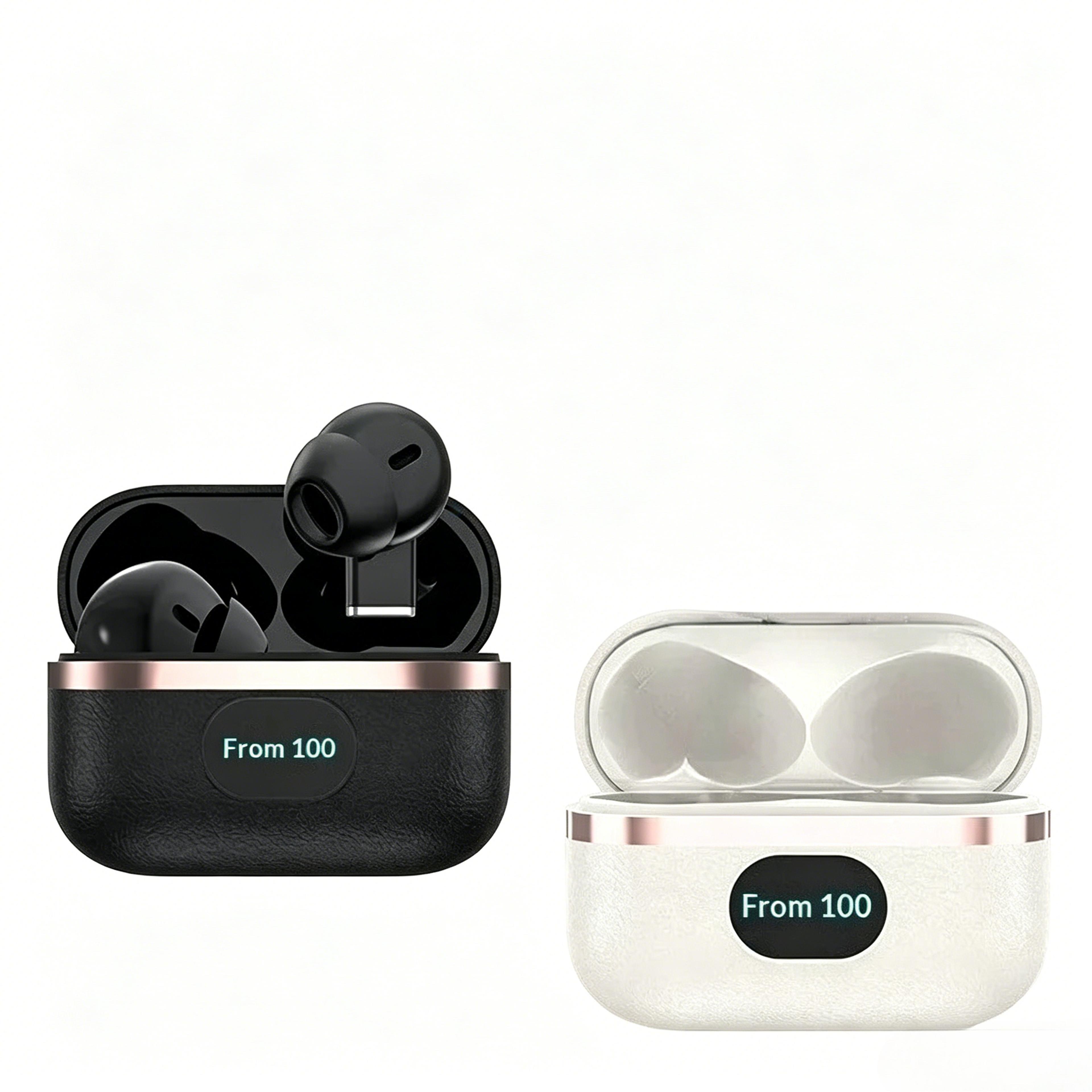 open ear wireless earbuds clip on earbuds sports bluetooth earbuds tws headphones with mic led display