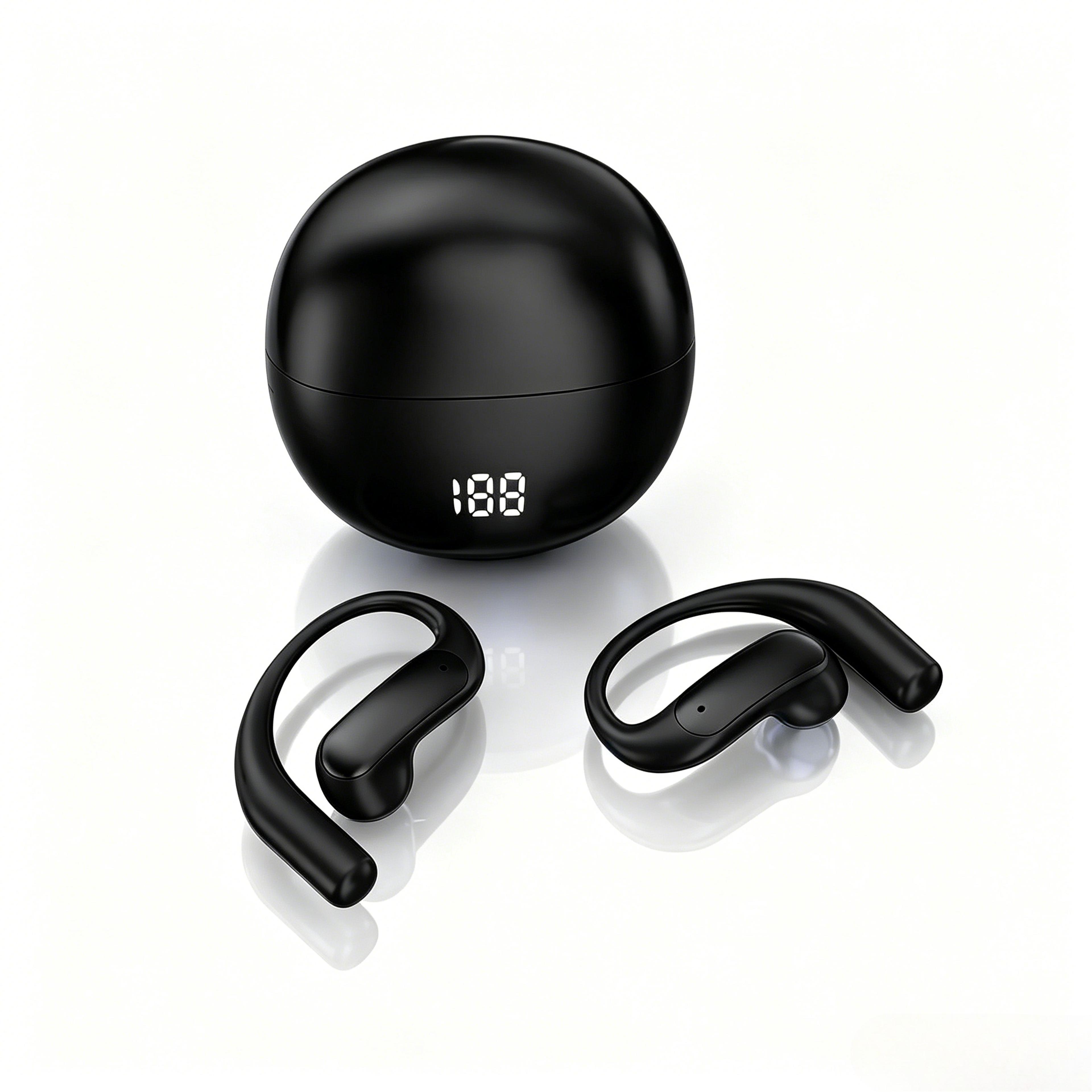 open ear wireless ear hook sports earbuds for running and workouts