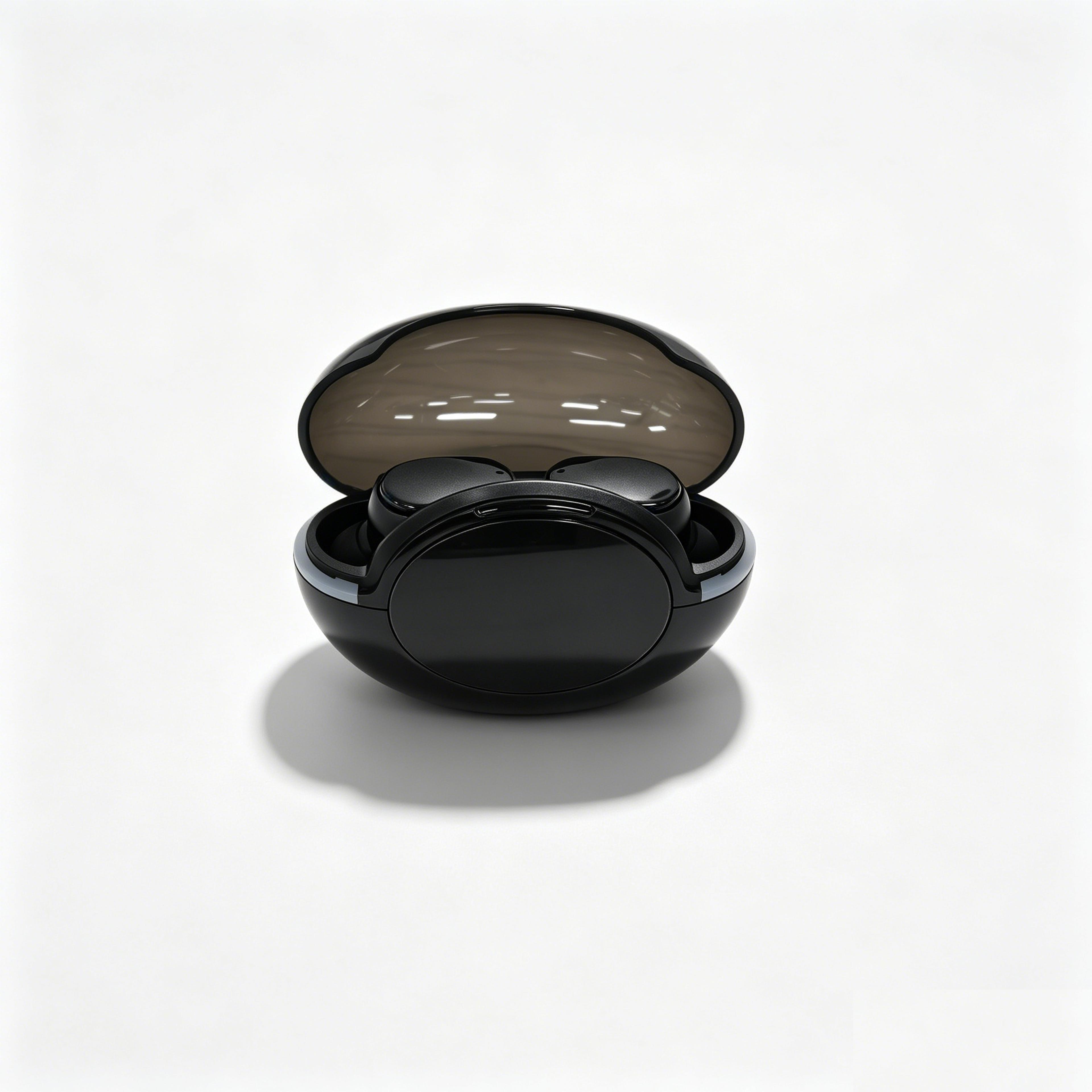 fitbeat wireless sports earbuds with bluetooth noise reduction and led display case