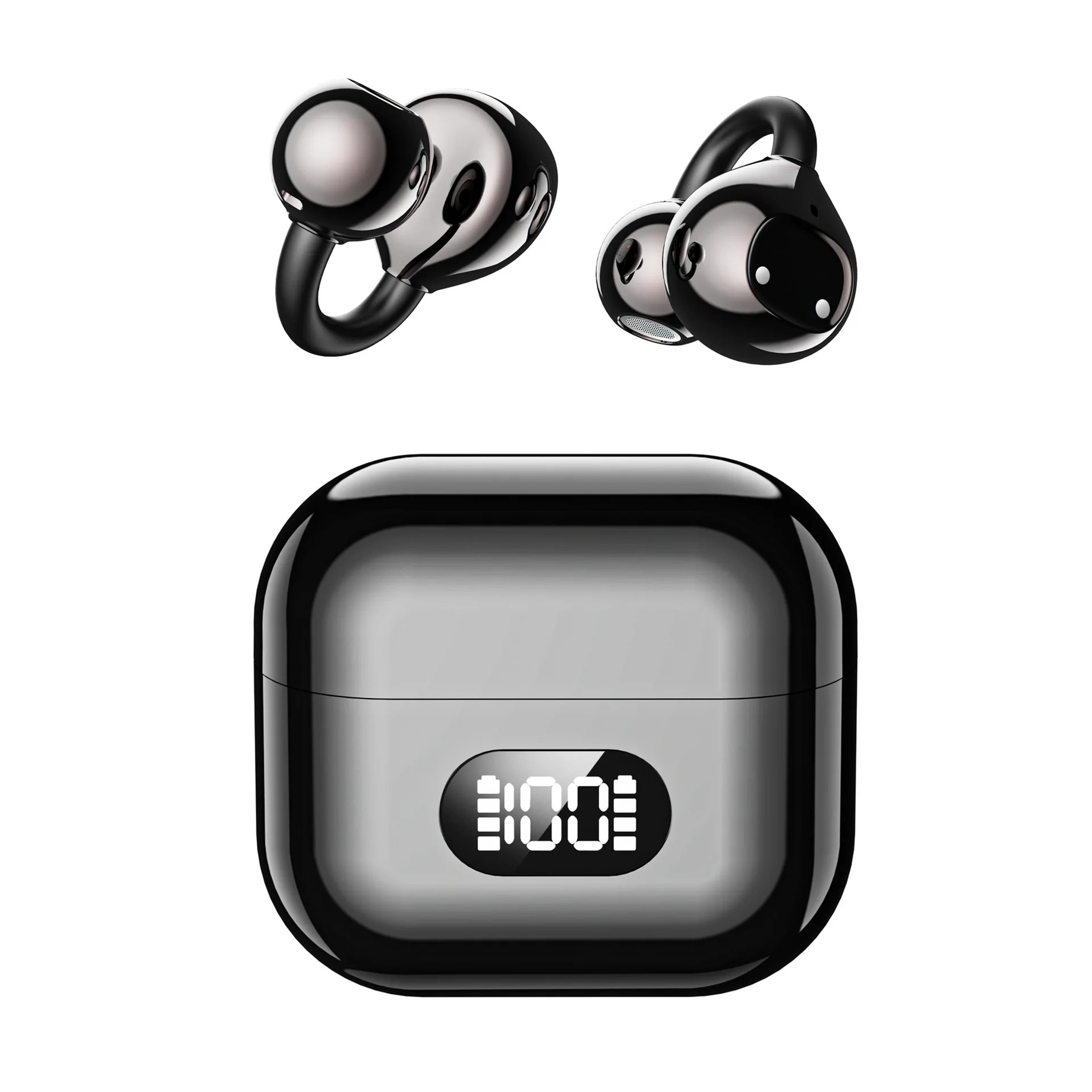open ear clip bluetooth wireless earbuds with clear calls