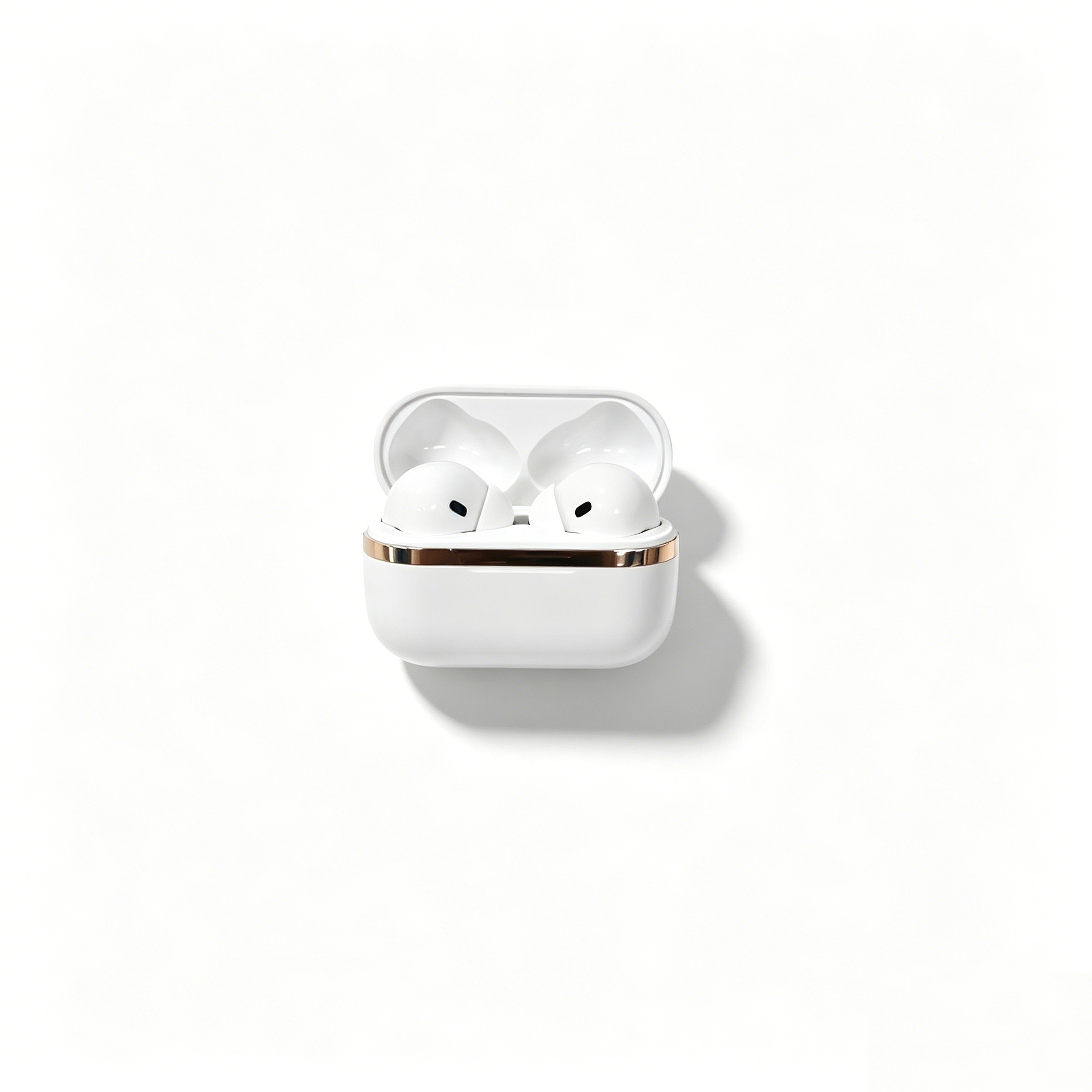 leather style wireless earbuds with mic and semi in ear comfort fit