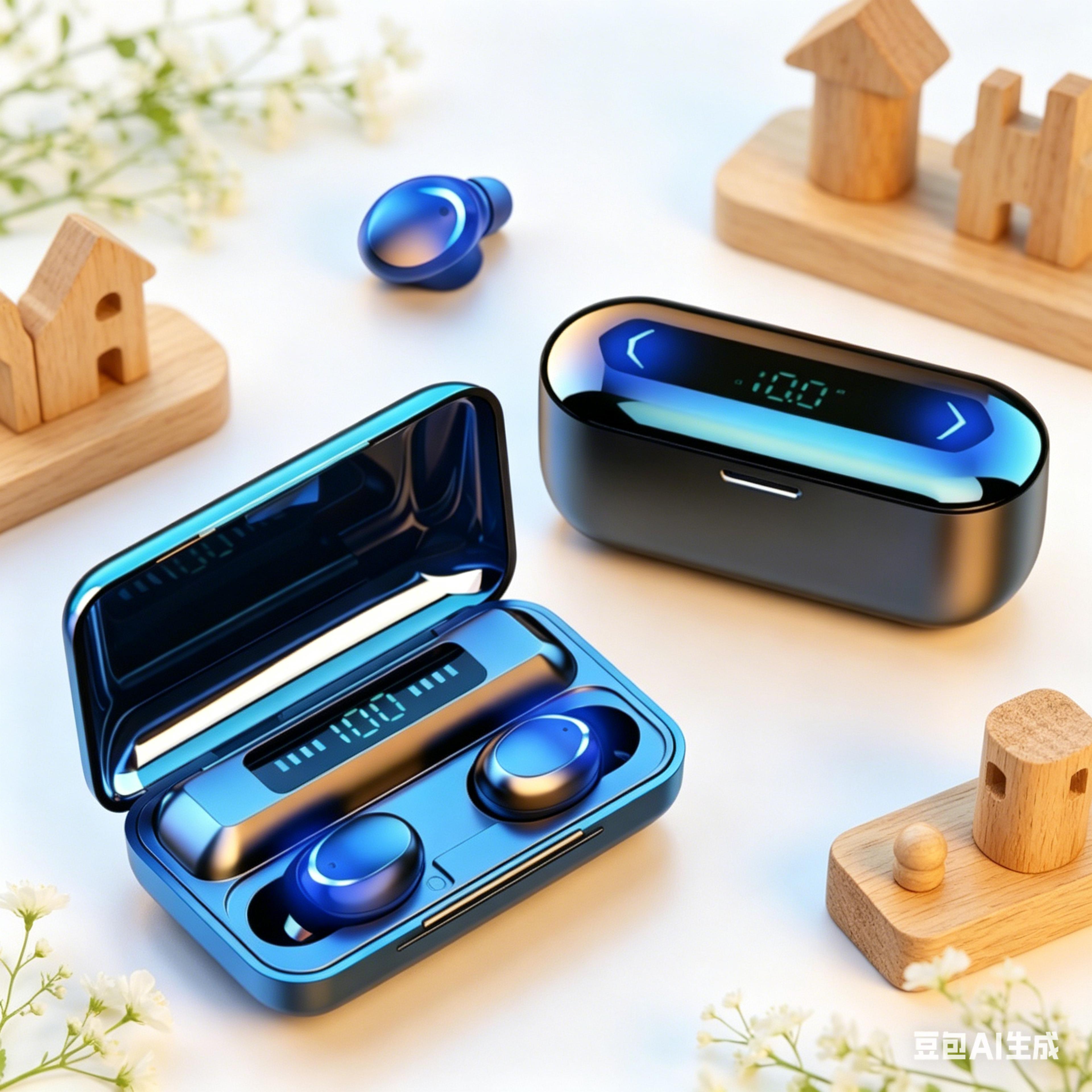 waterproof bluetooth earbuds with touch control and stereo bass