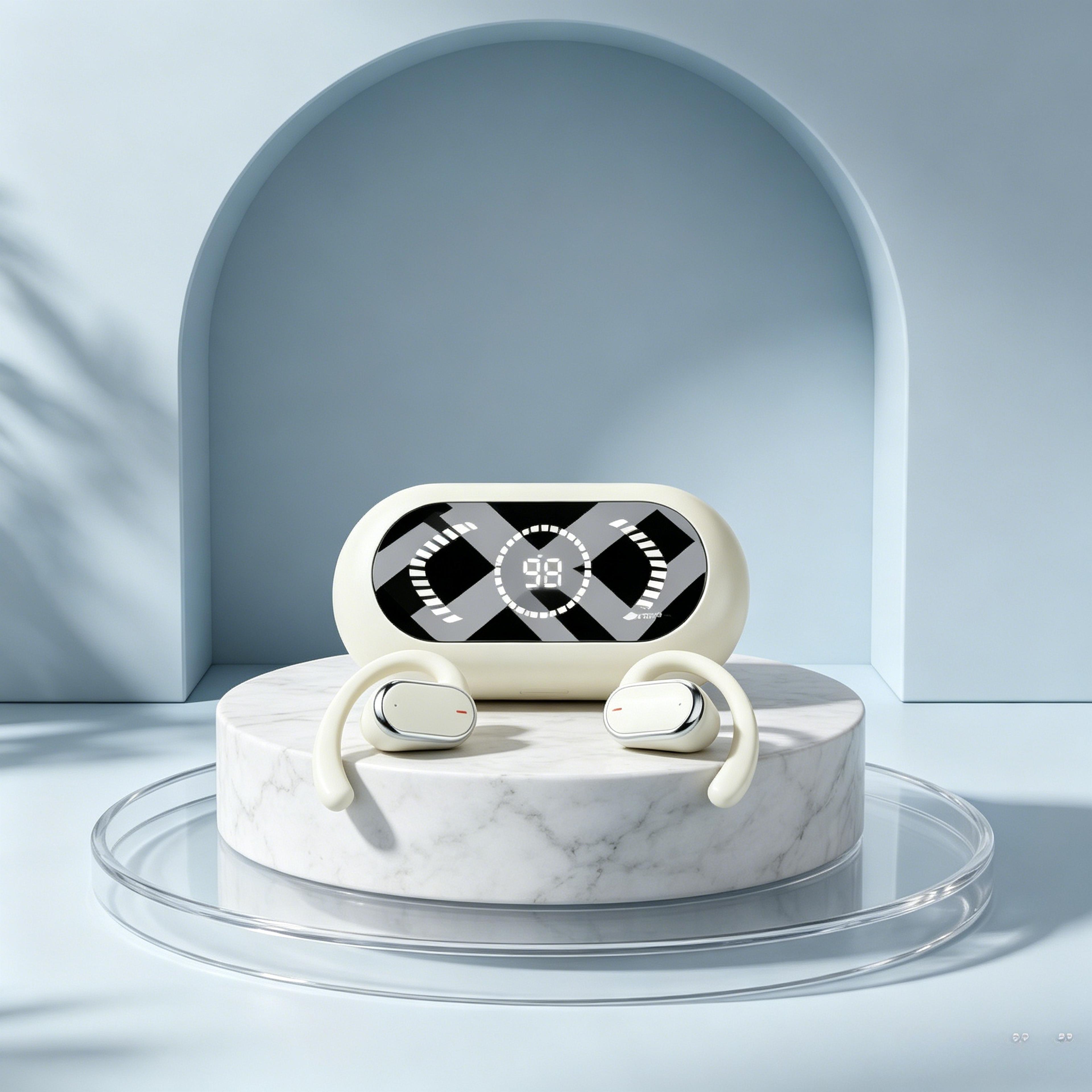 low latency earhook wireless earbuds with bluetooth for gaming and sports
