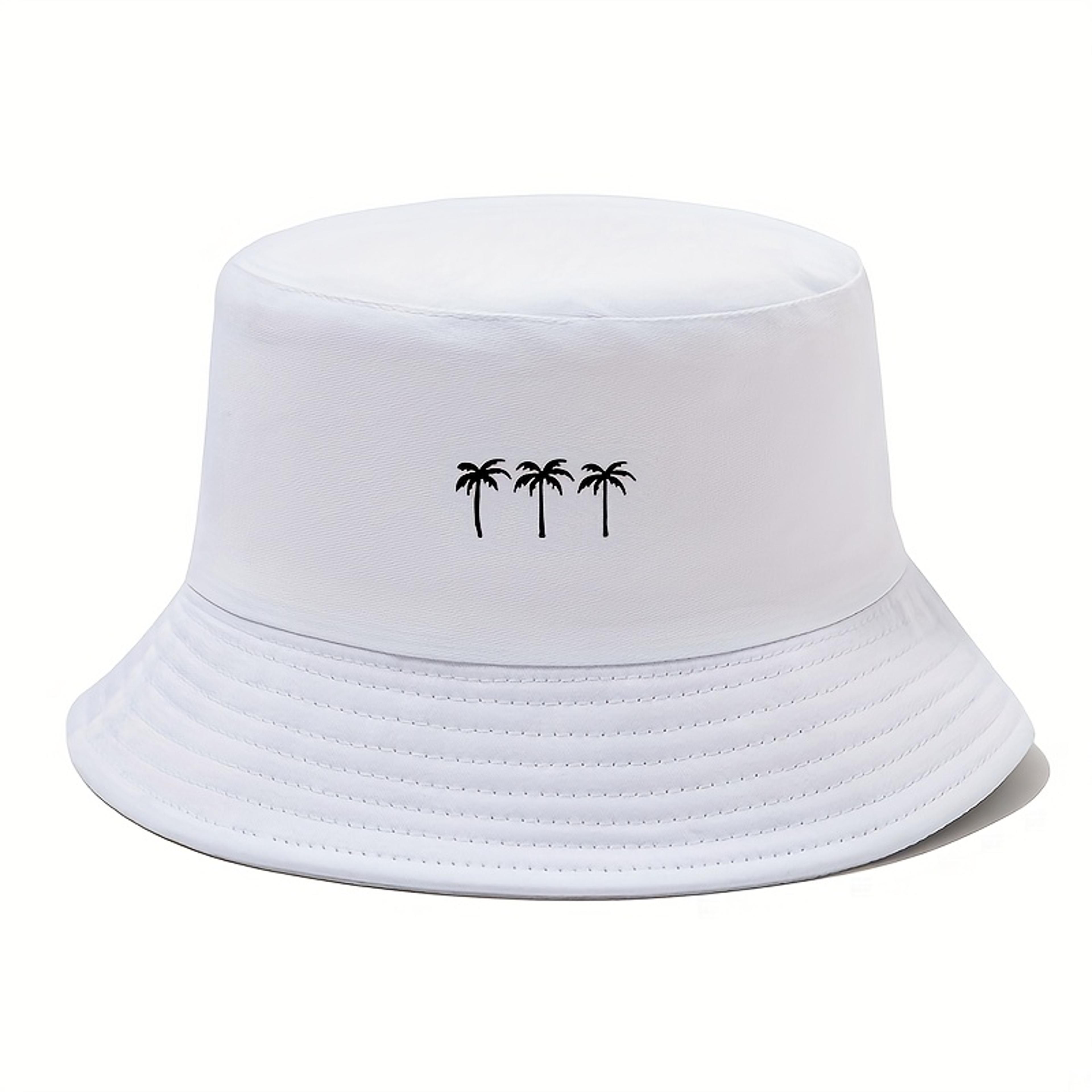coconut print bucket hat for men and women summer beach fisherman hat