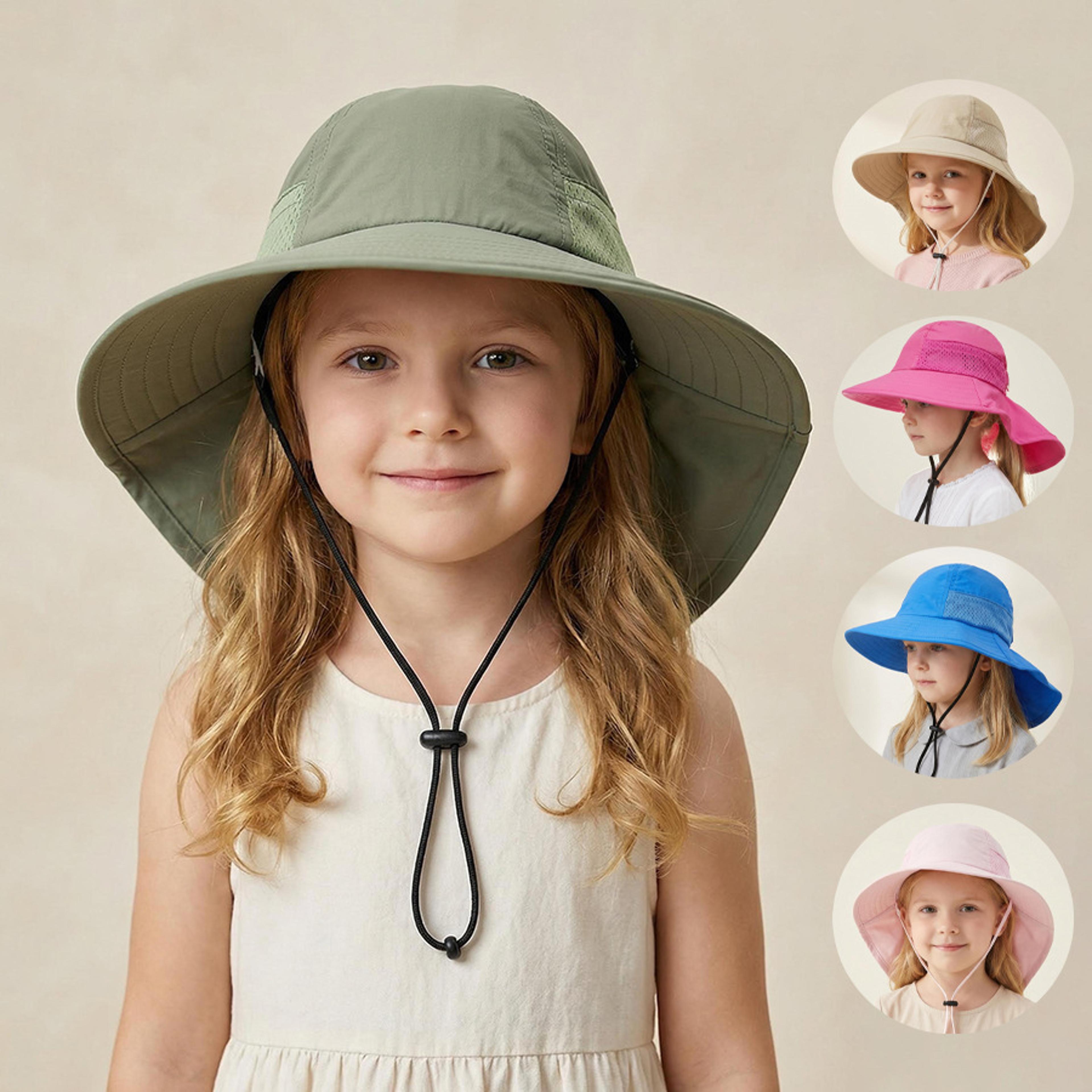 kids wide brim baby sun hat lightweight summer sun protection cap