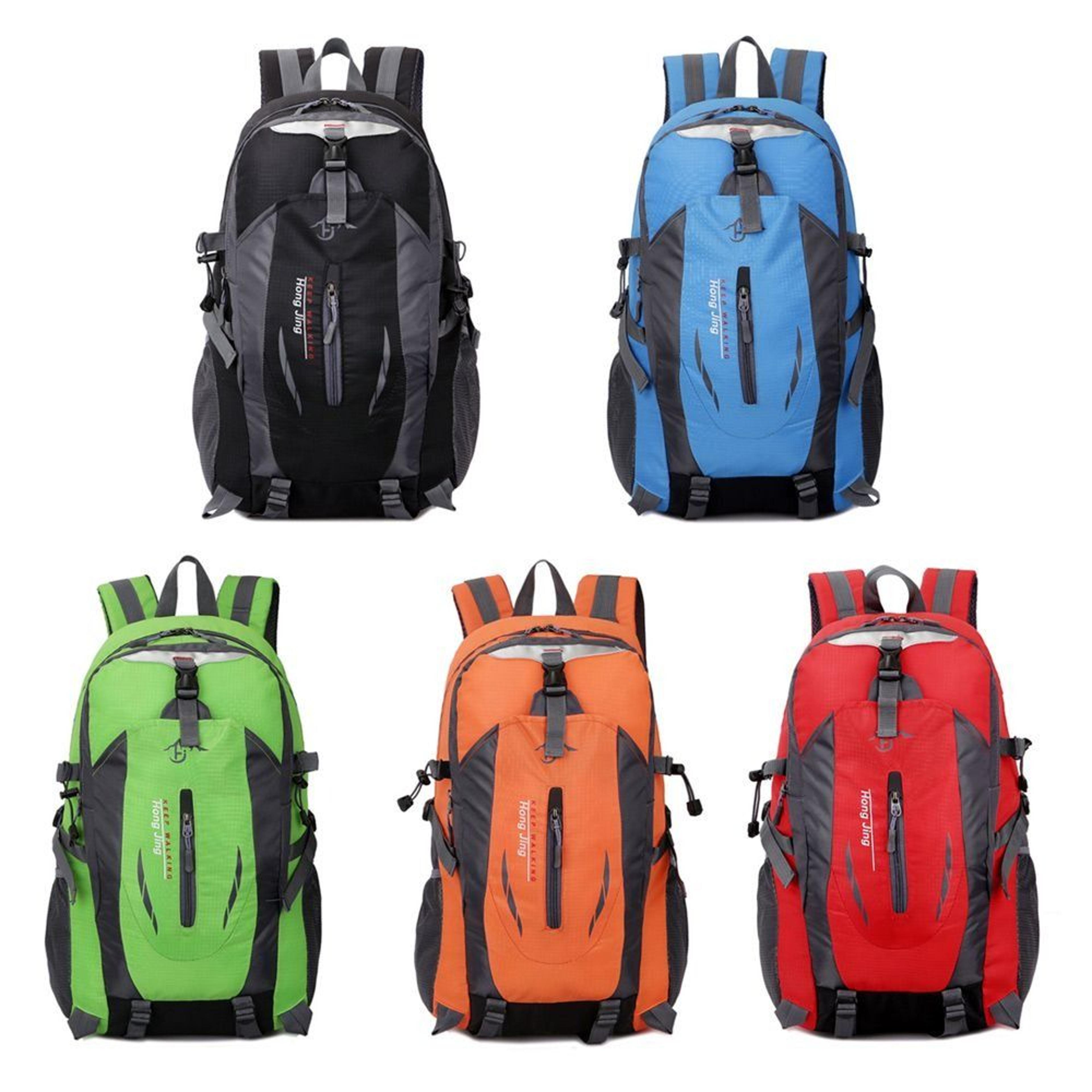 waterproof hiking backpack nylon travel rucksack durable outdoor camping bag