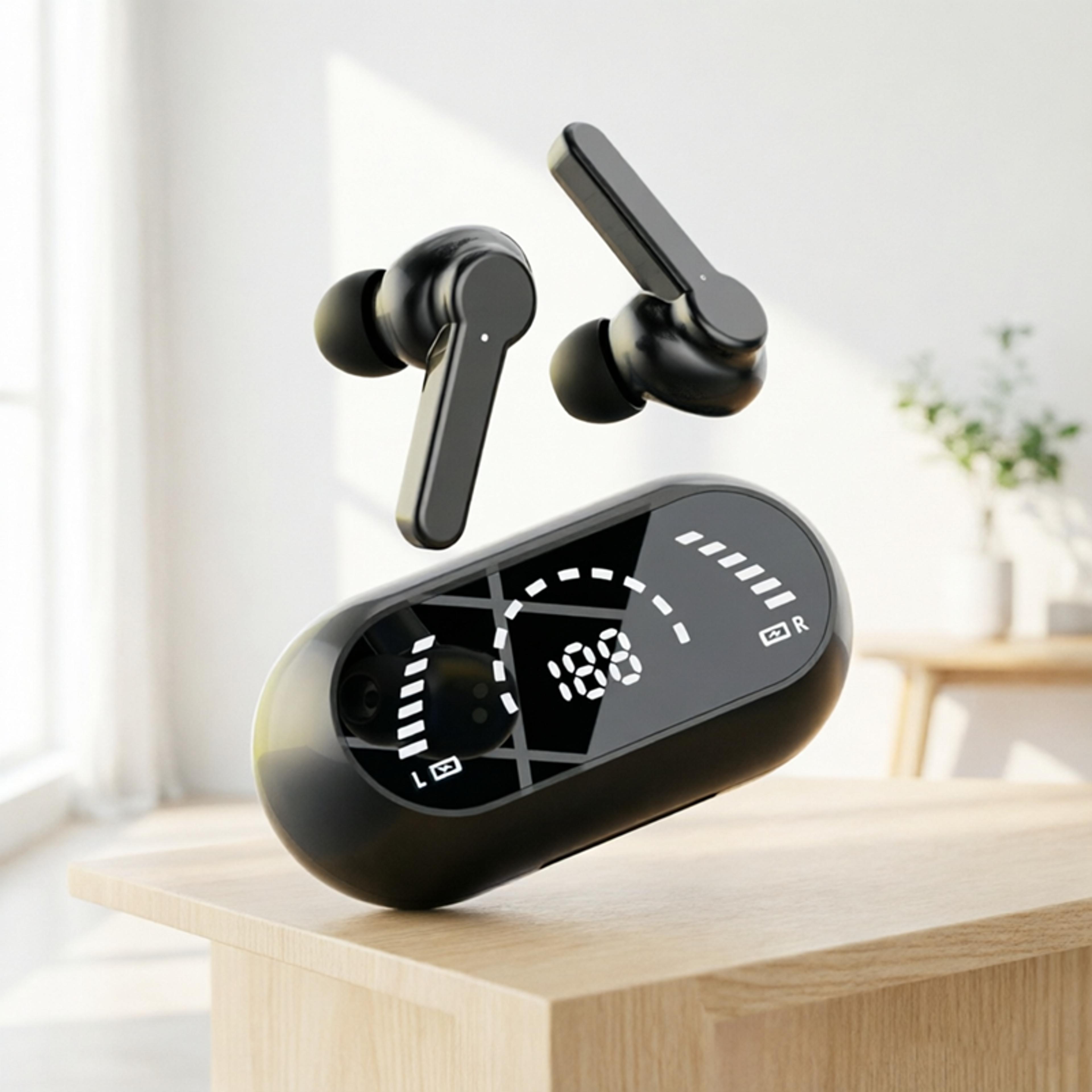 bluetooth wireless earbuds bass sound and touch control