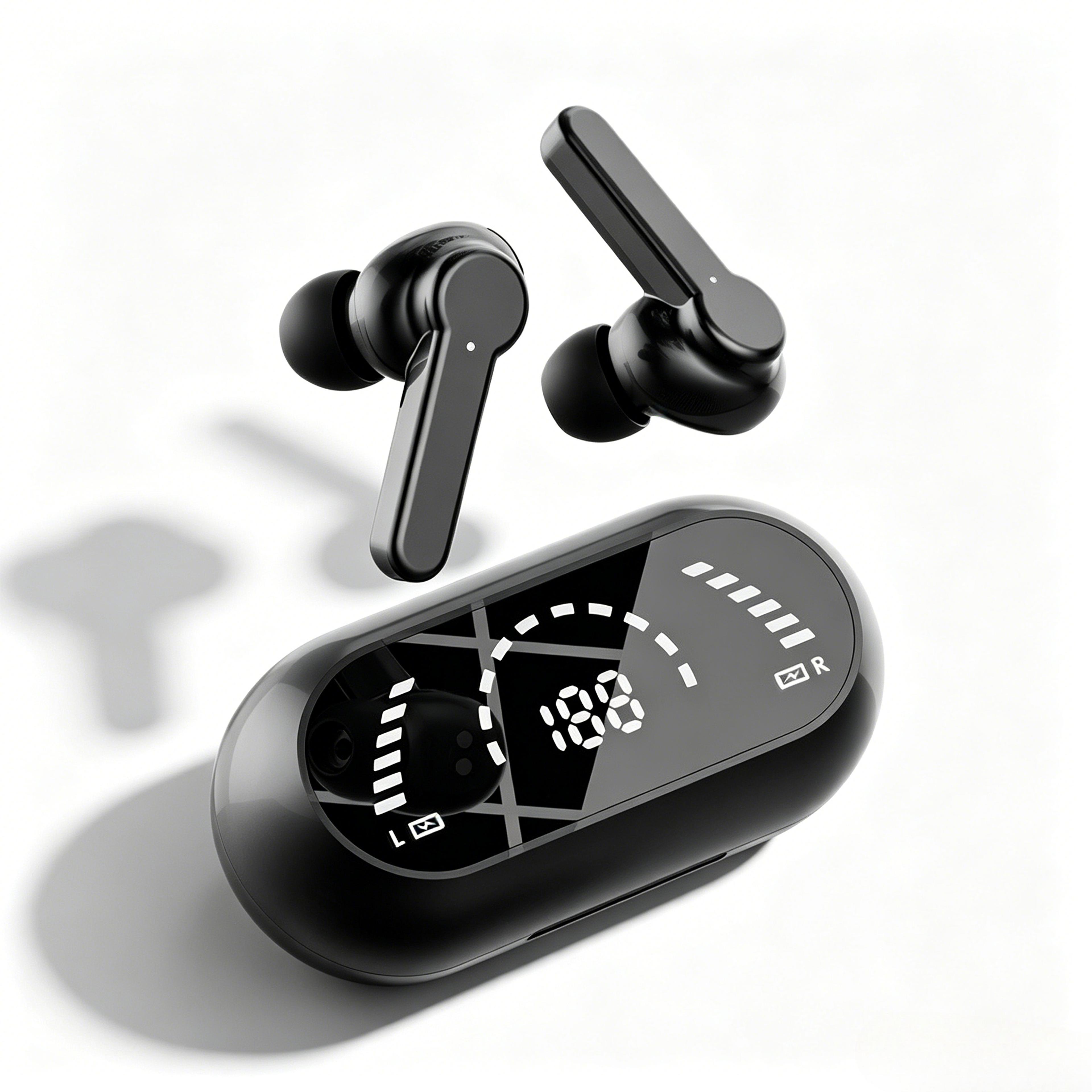 tws bluetooth earbuds for sport gaming with deep bass and touch control