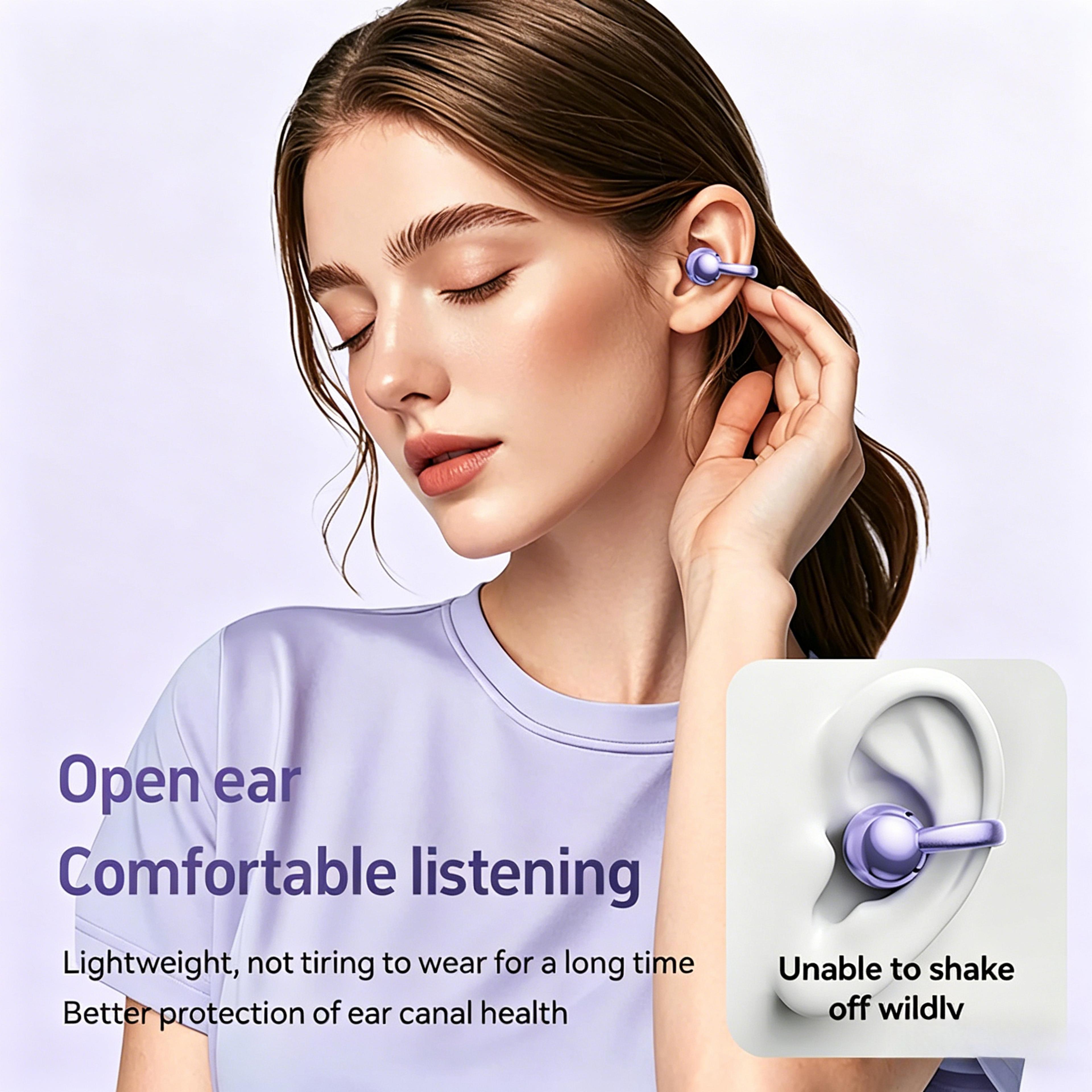 wireless bluetooth headphones noise canceling sports earphones with mic for music gaming and calls