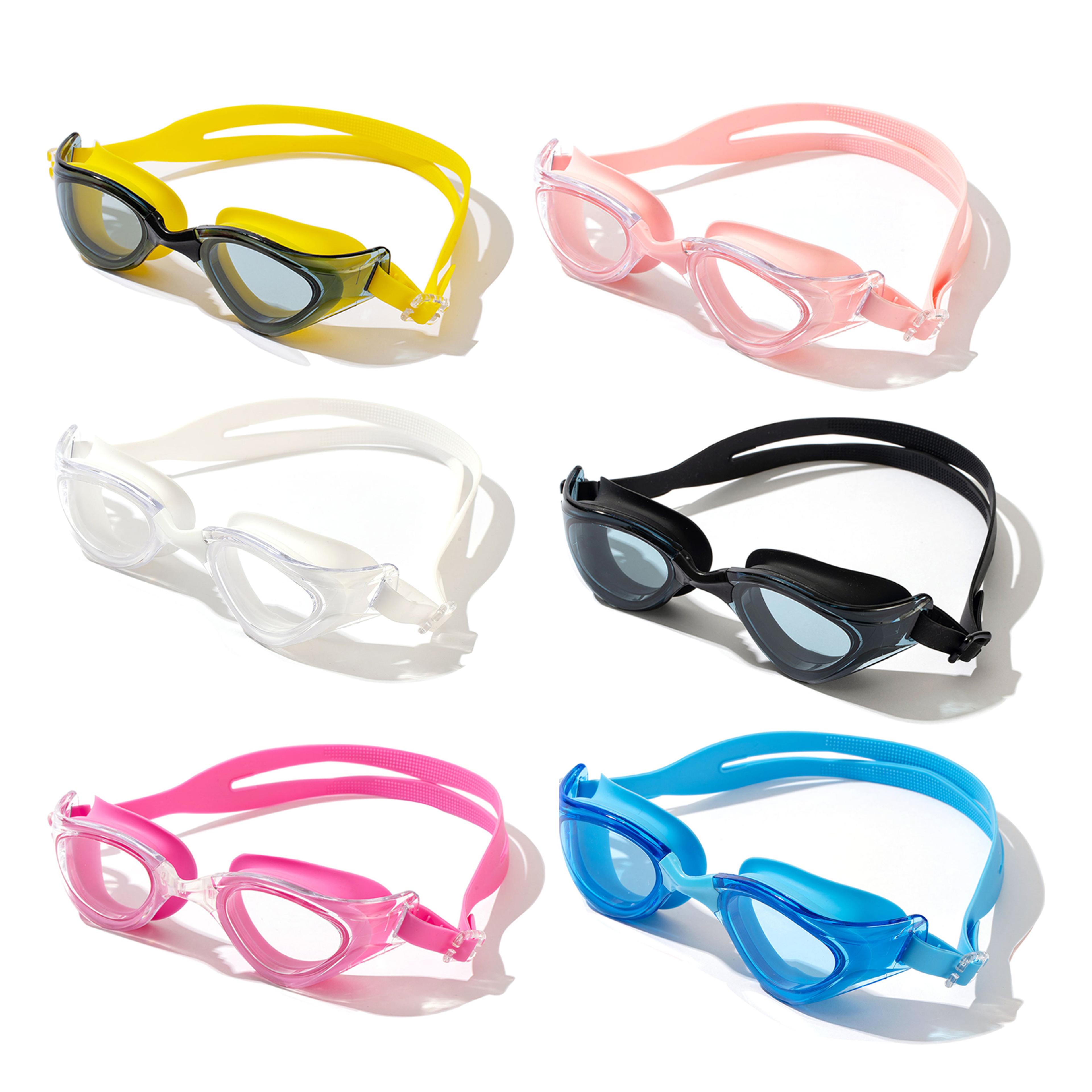 high definition anti fog swimming goggles for adults waterproof silicone swim gear