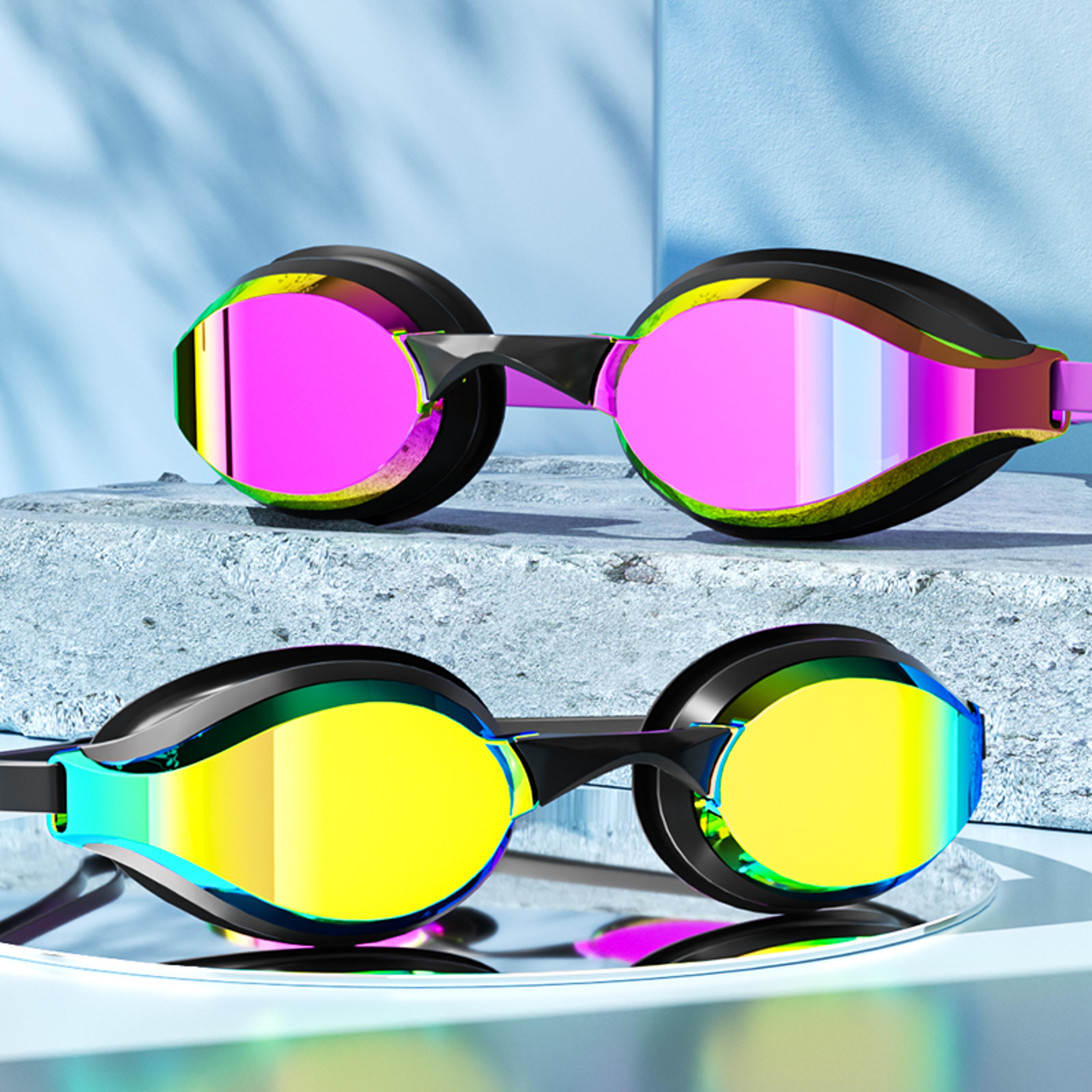 professional racing swimming goggles anti fog waterproof high definition swim gear