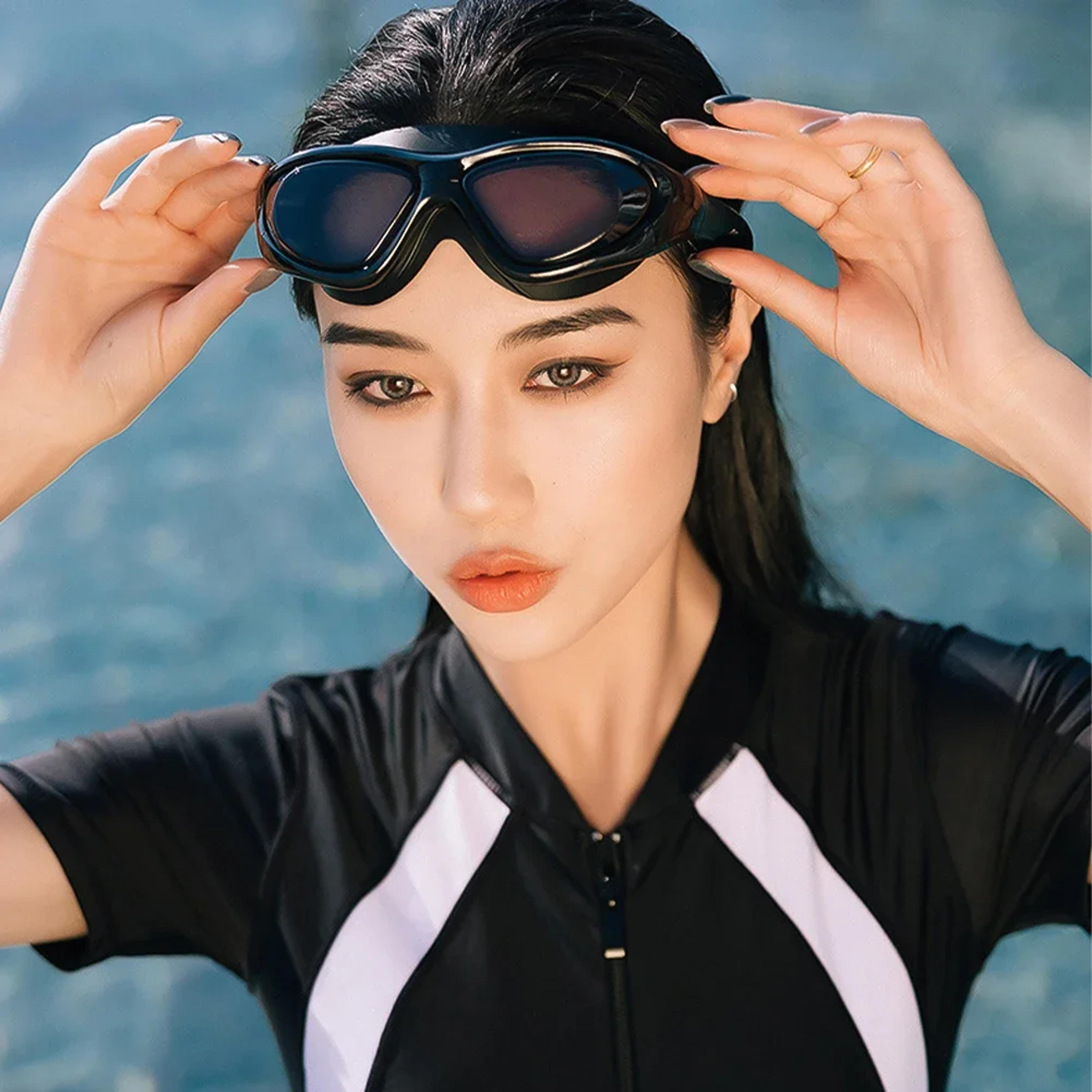 hd anti fog swimming goggles for adults soft silicone waterproof swim glasses