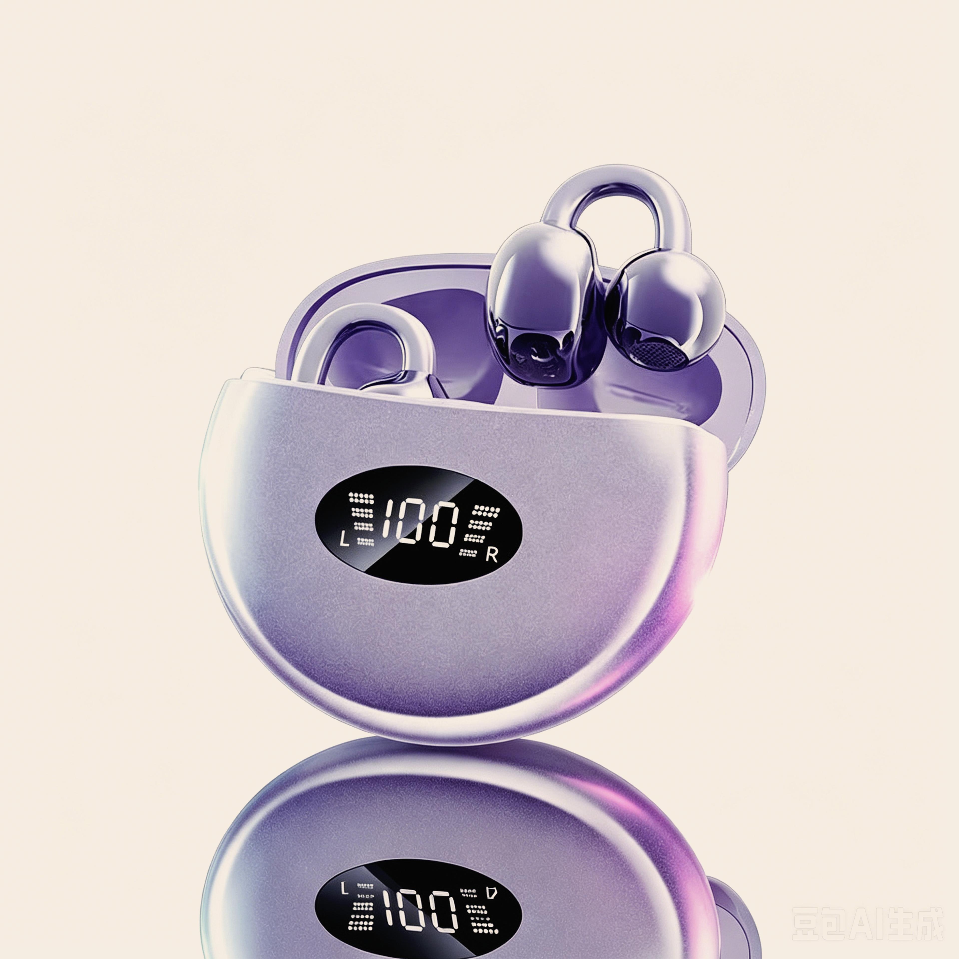 ows clip on bluetooth earphones wireless open ear sports headphones with mic