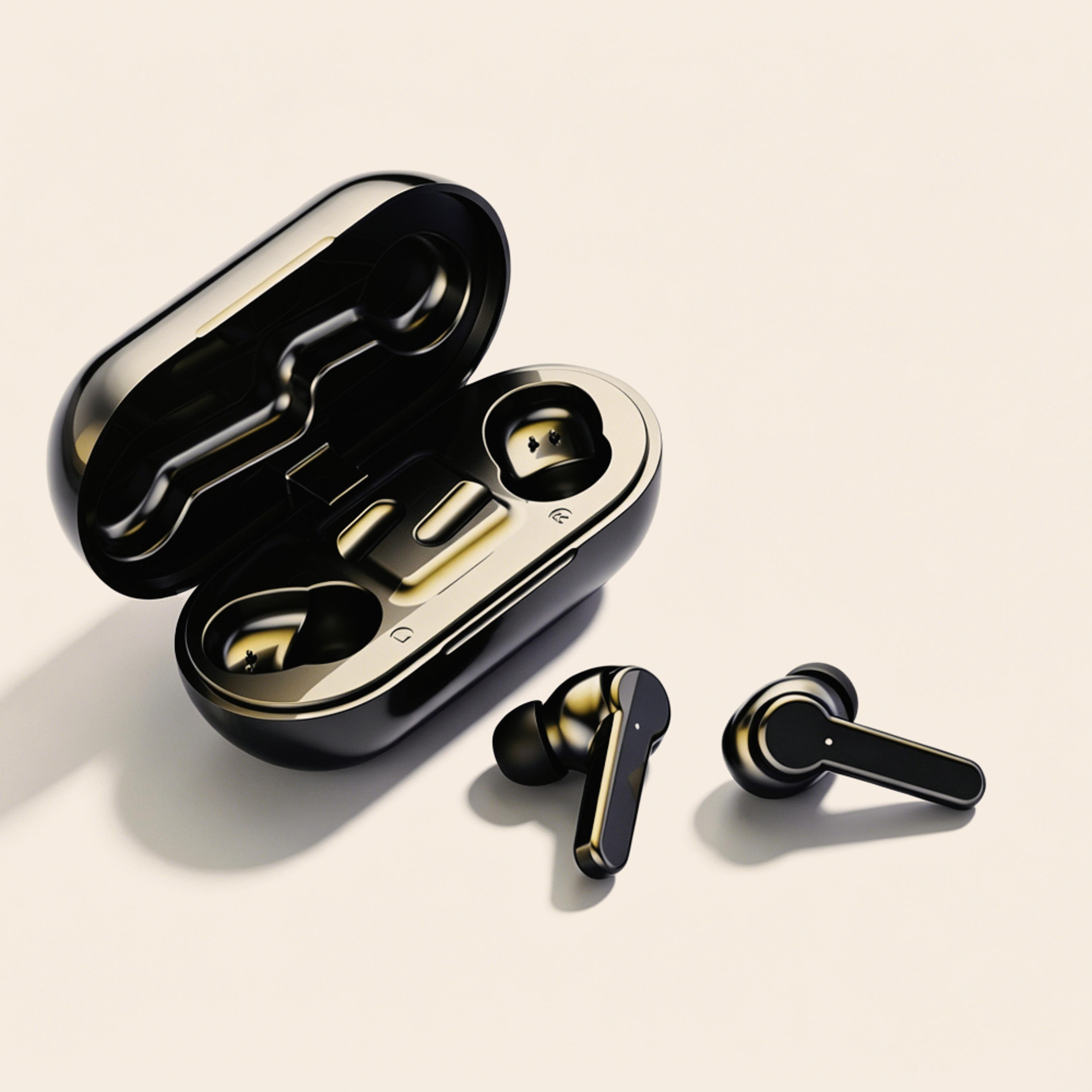tws wireless bluetooth earbuds with bass noise cancelling sport gaming headset