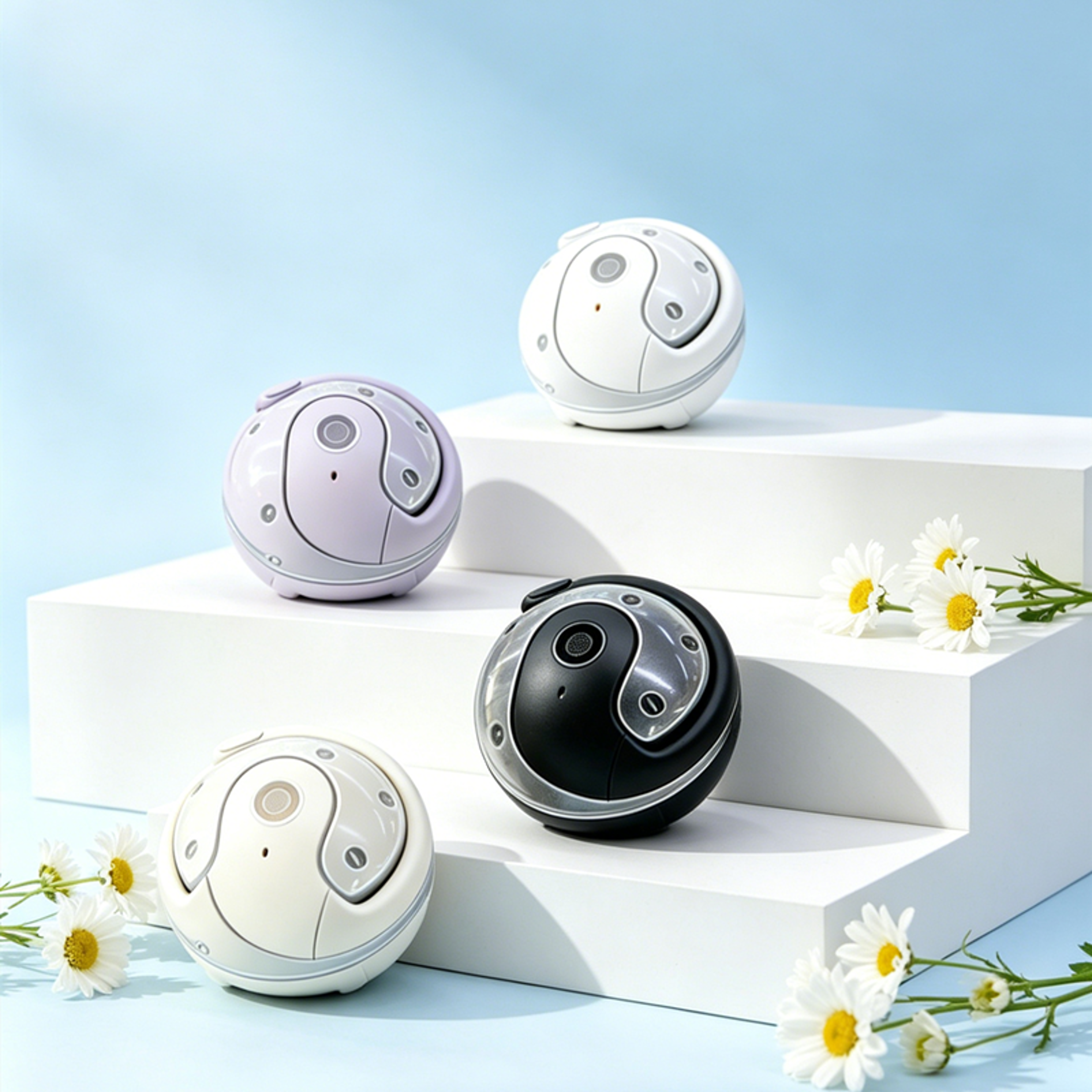wireless bluetooth hd call earbuds with noise reduction mic for smartphones