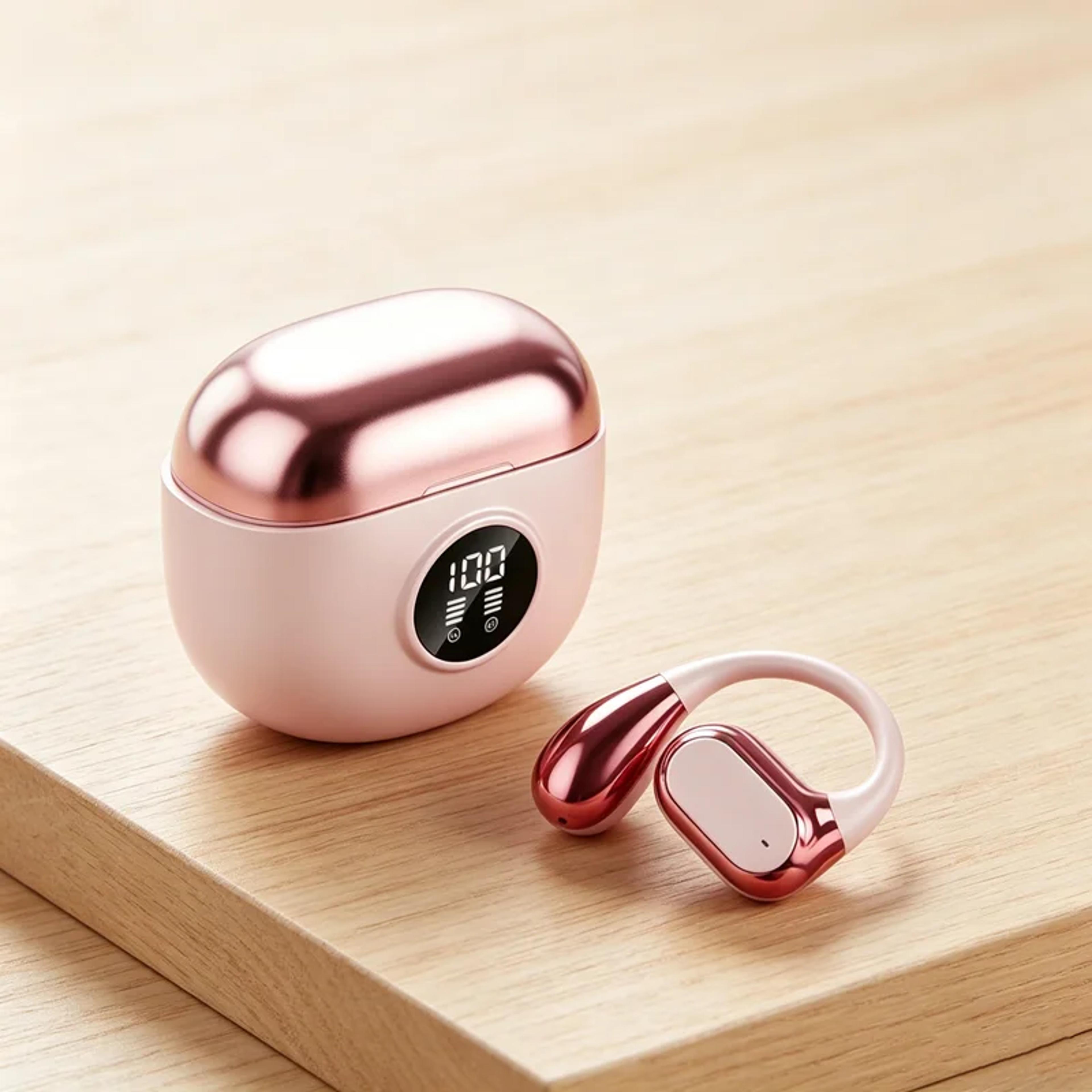 original tws clip on sports headphones wireless deep bass earbuds for active listening
