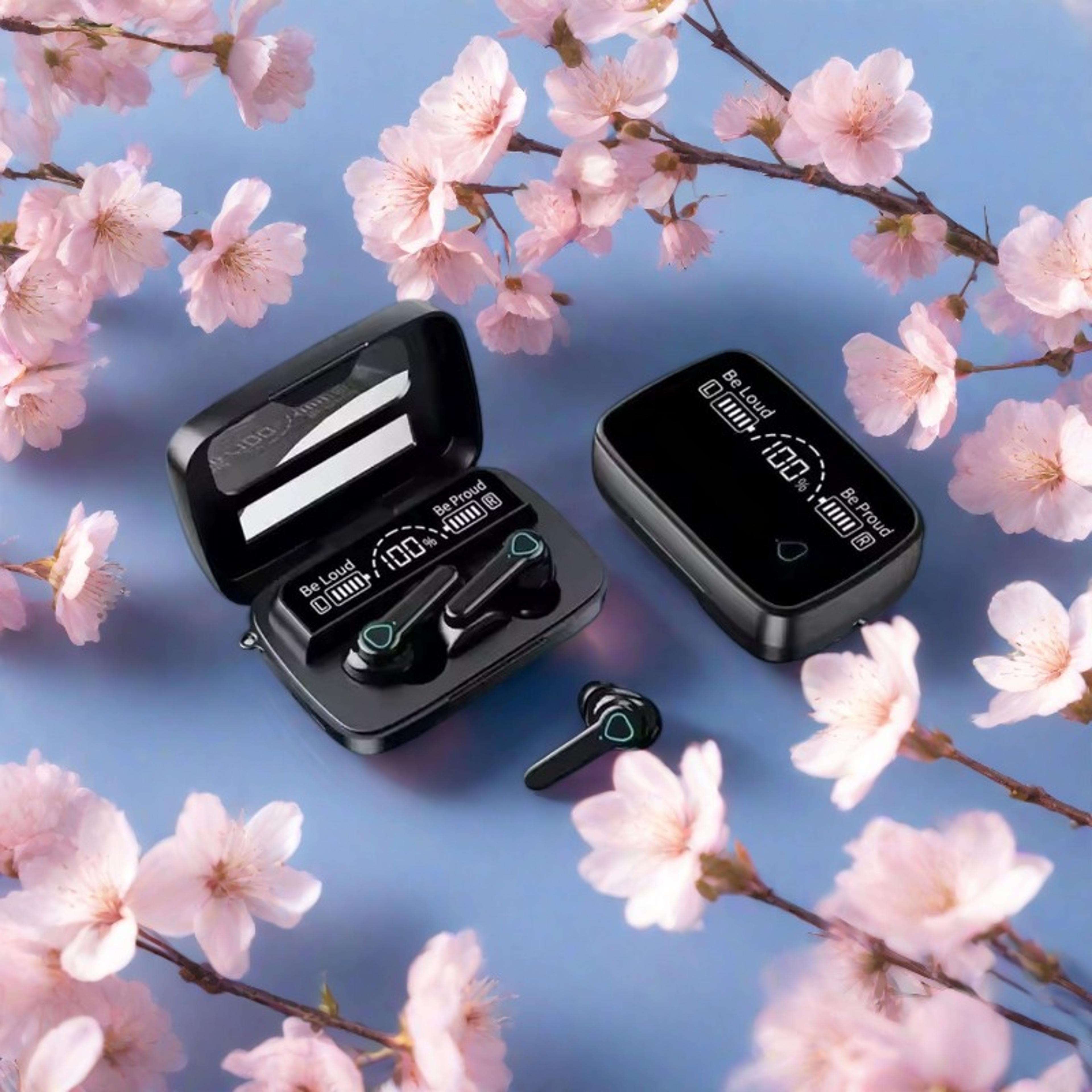 powercore tws gaming earbuds with noise reduction and emergency power bank