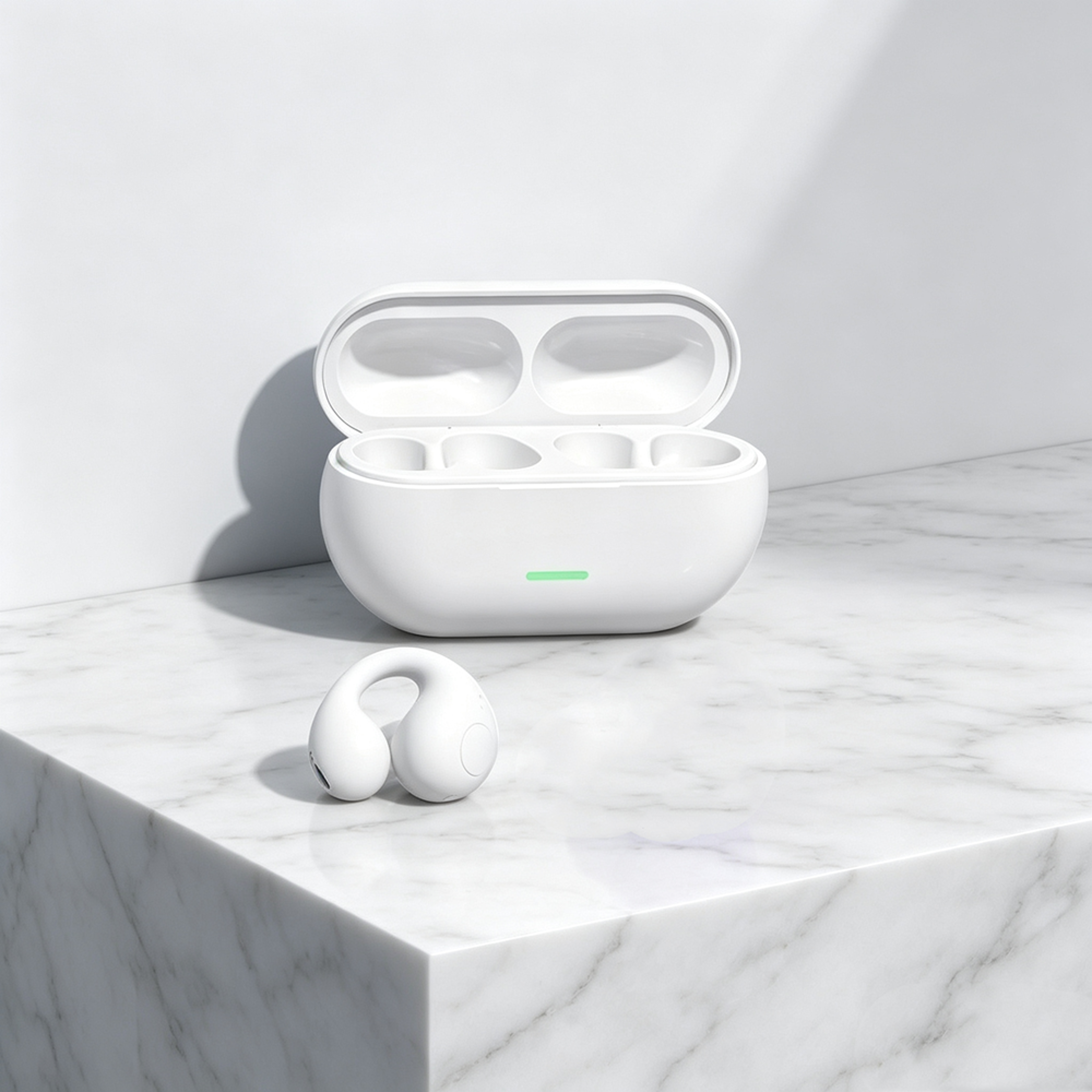 bone conduction wireless sports headphones with hifi sound and touch control