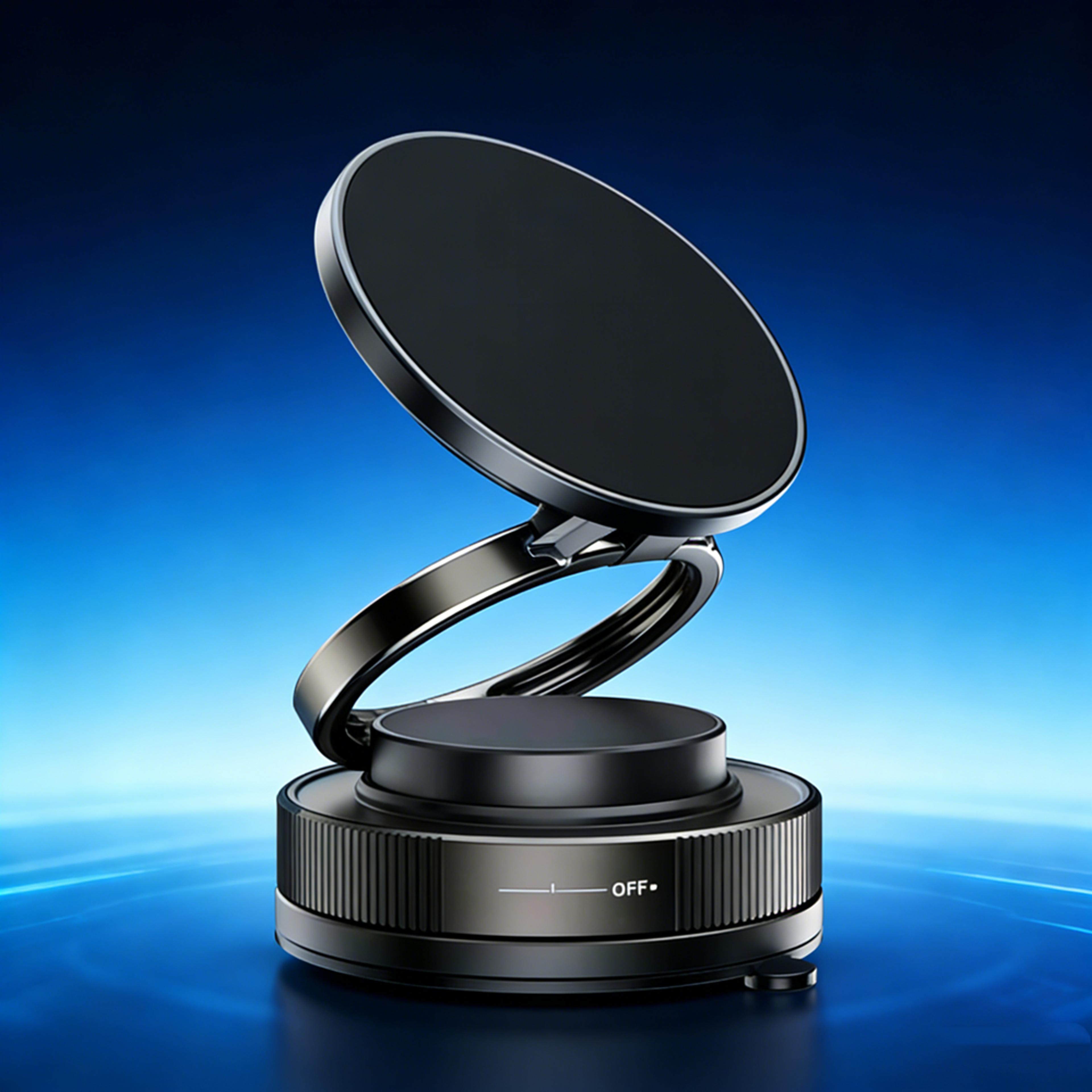degree rotating magnetic car phone holder with strong suction cup mount