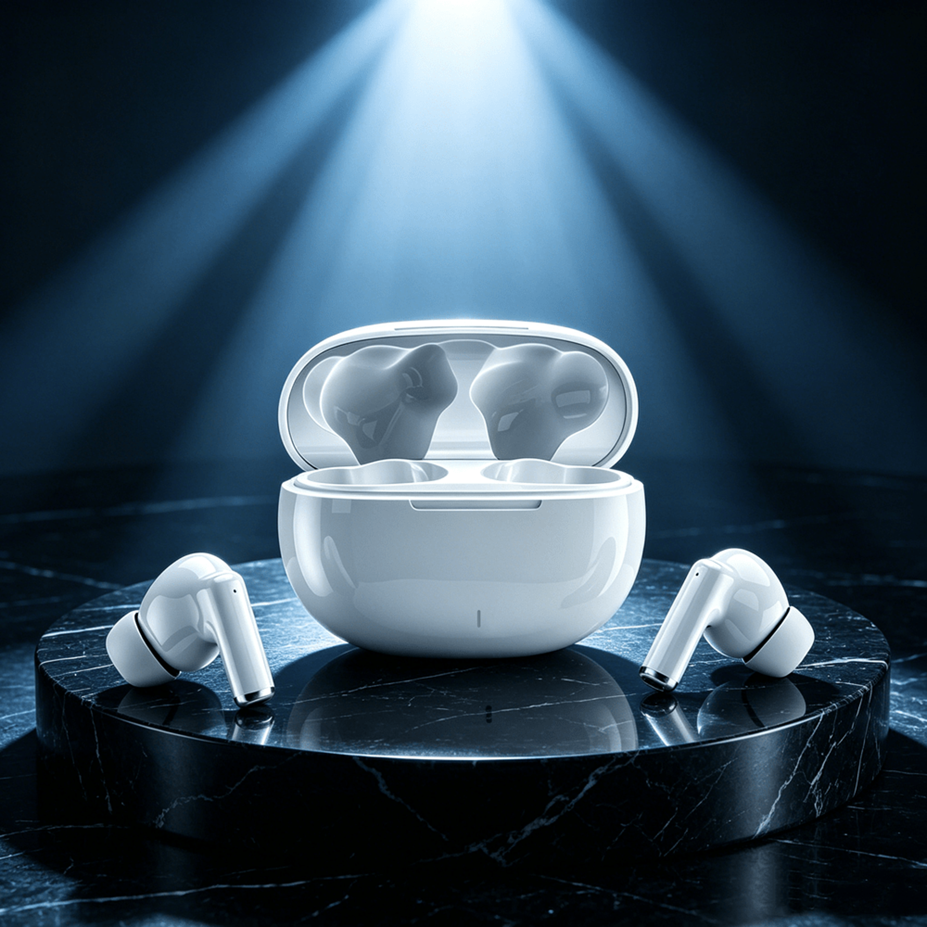 bluetooth wireless earbuds with noise cancelling mic and hd sound