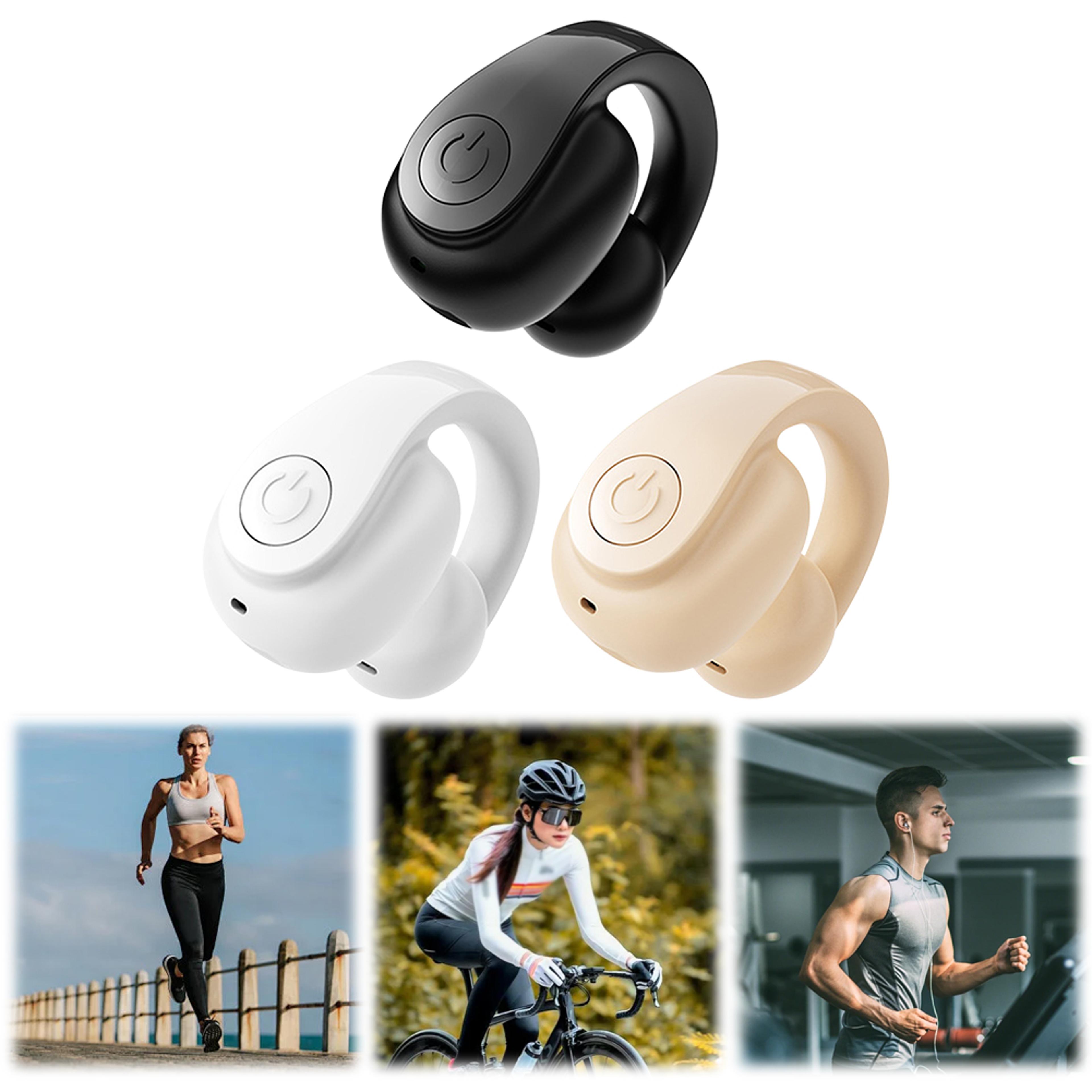 open ear clip bluetooth wireless earphones with noise reduction for running workout