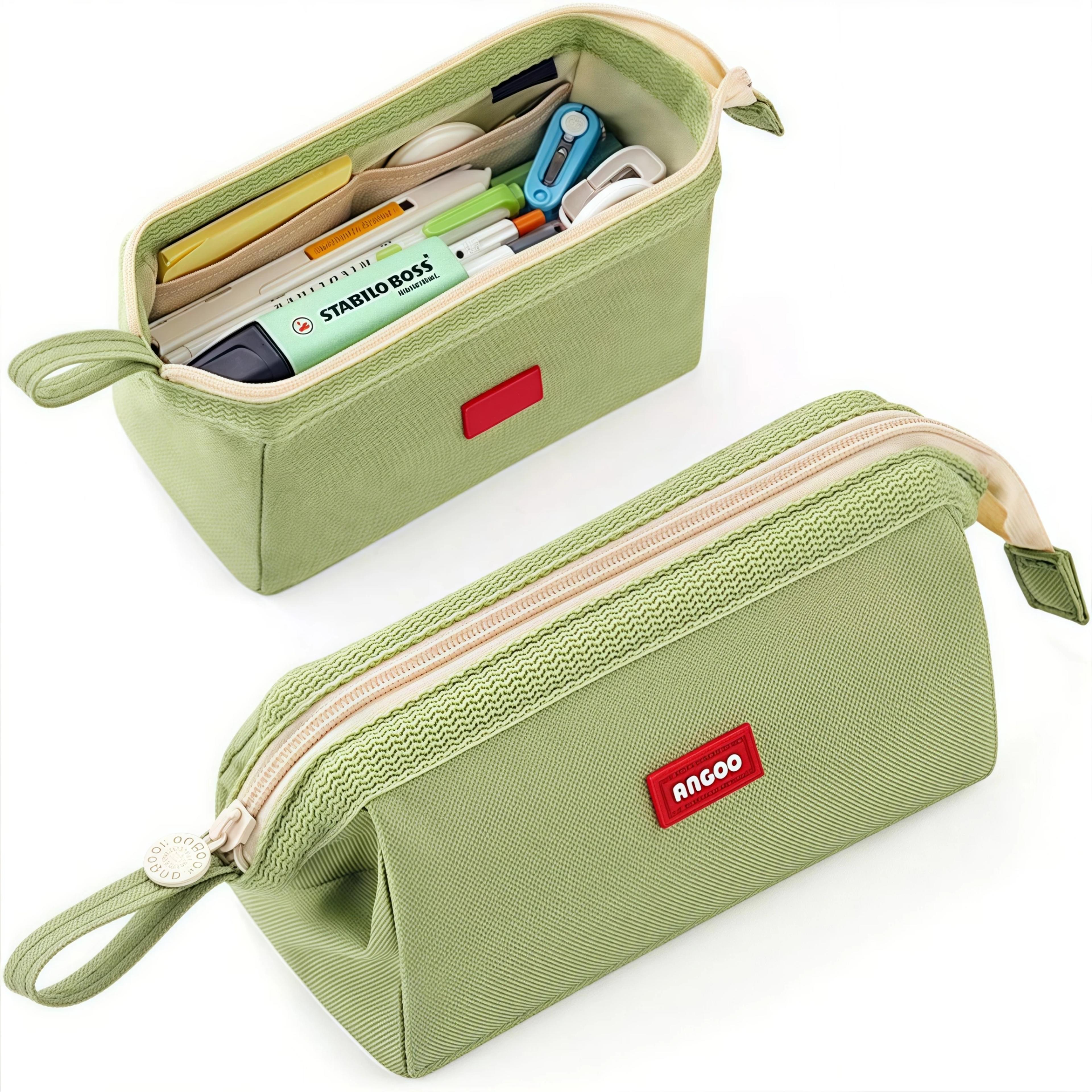 multi layer large capacity pencil case and travel organizer