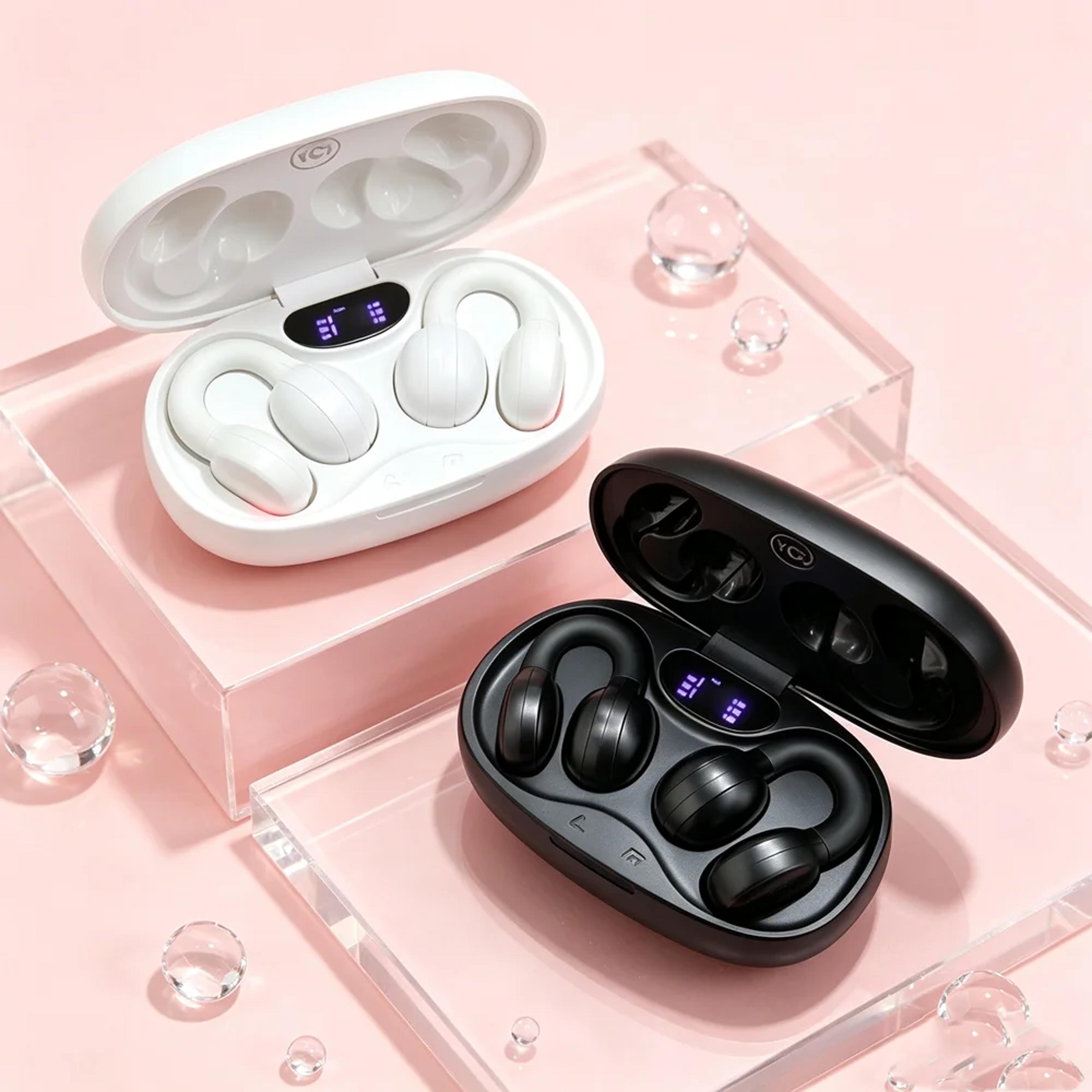flexible fit tws wireless earbuds bluetooth headphones for comfortable all day listening