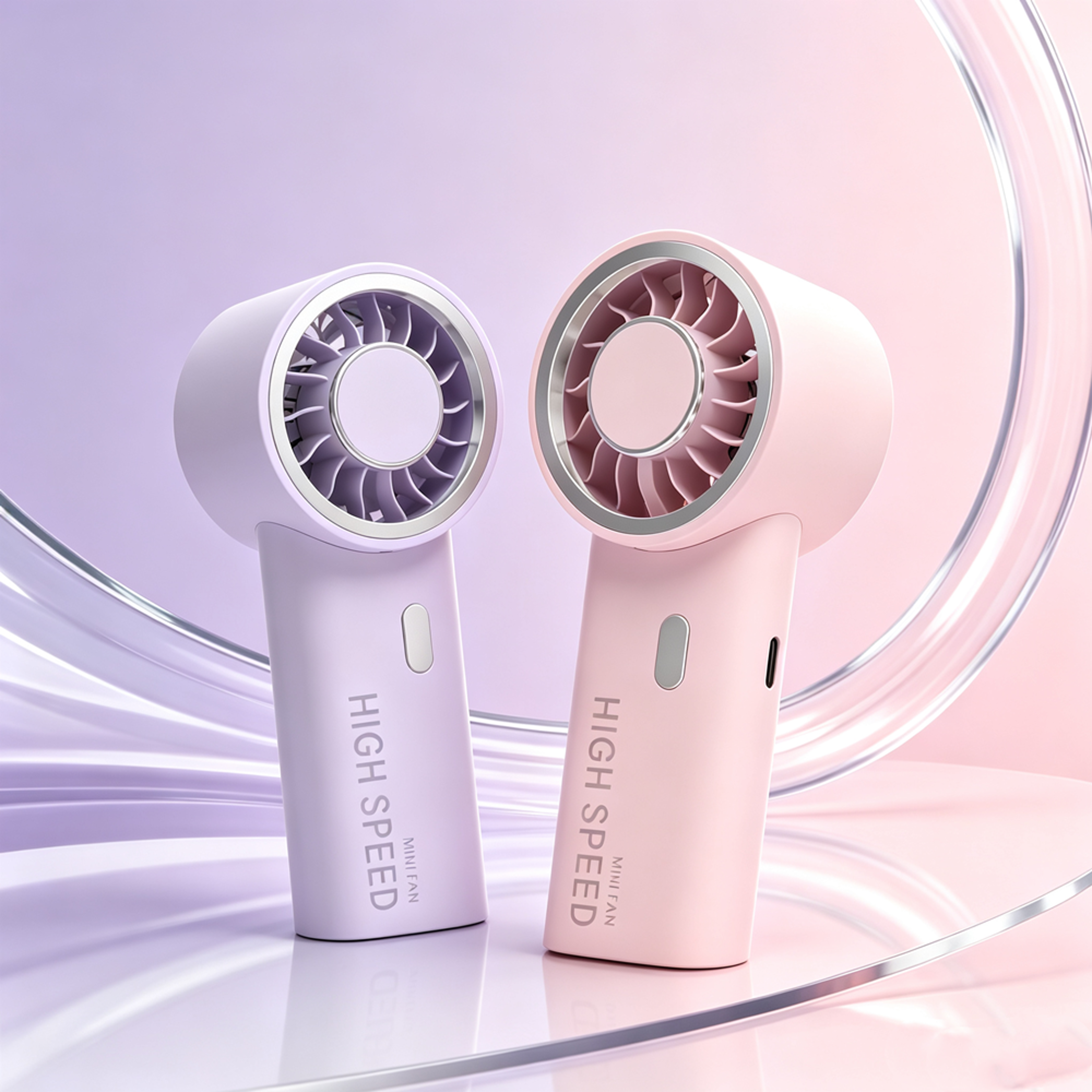 coolbreeze pro portable handheld fan long lasting rechargeable mini fan with high density lithium battery