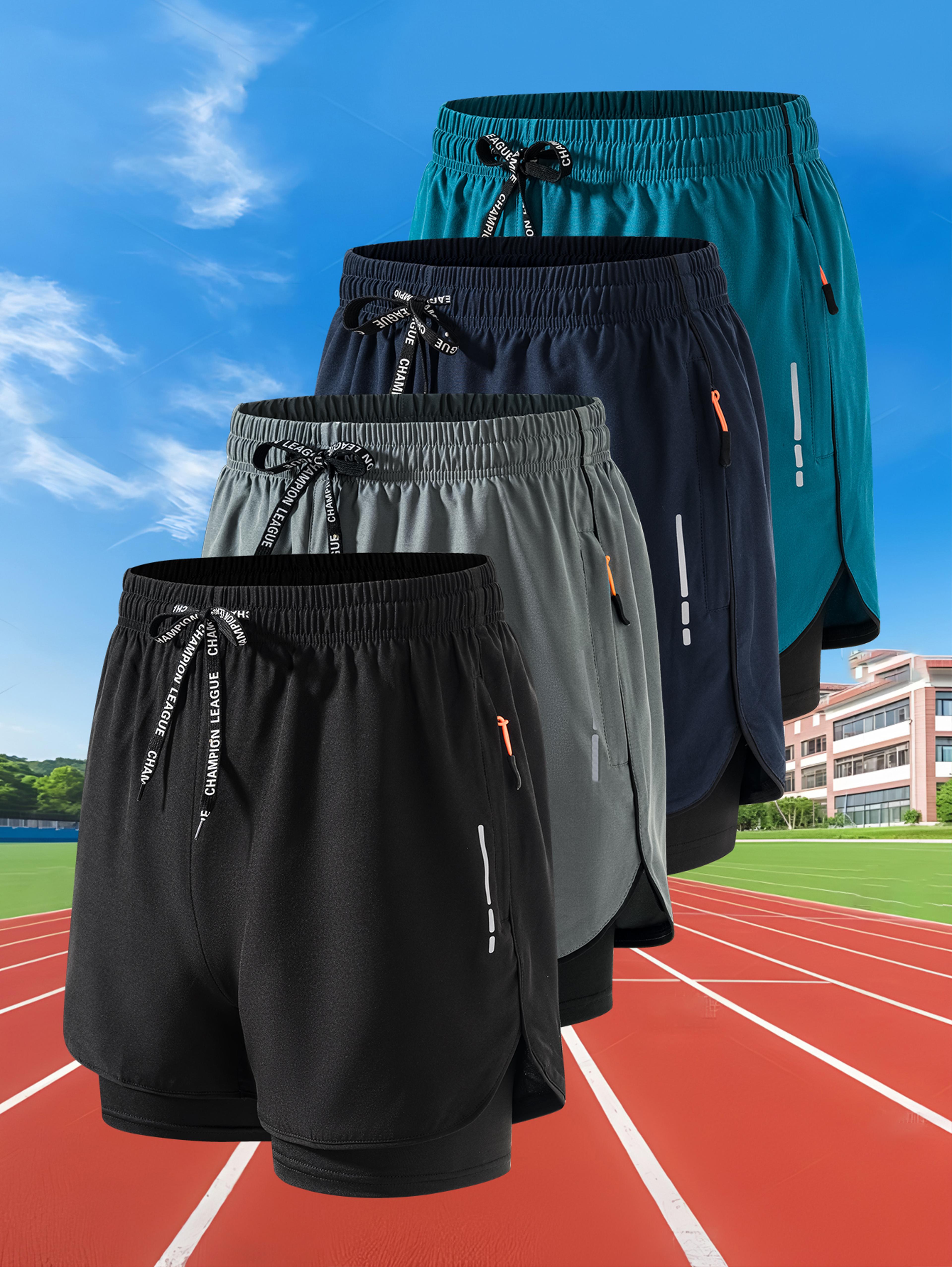 men running shorts quick dry gym training workout shorts