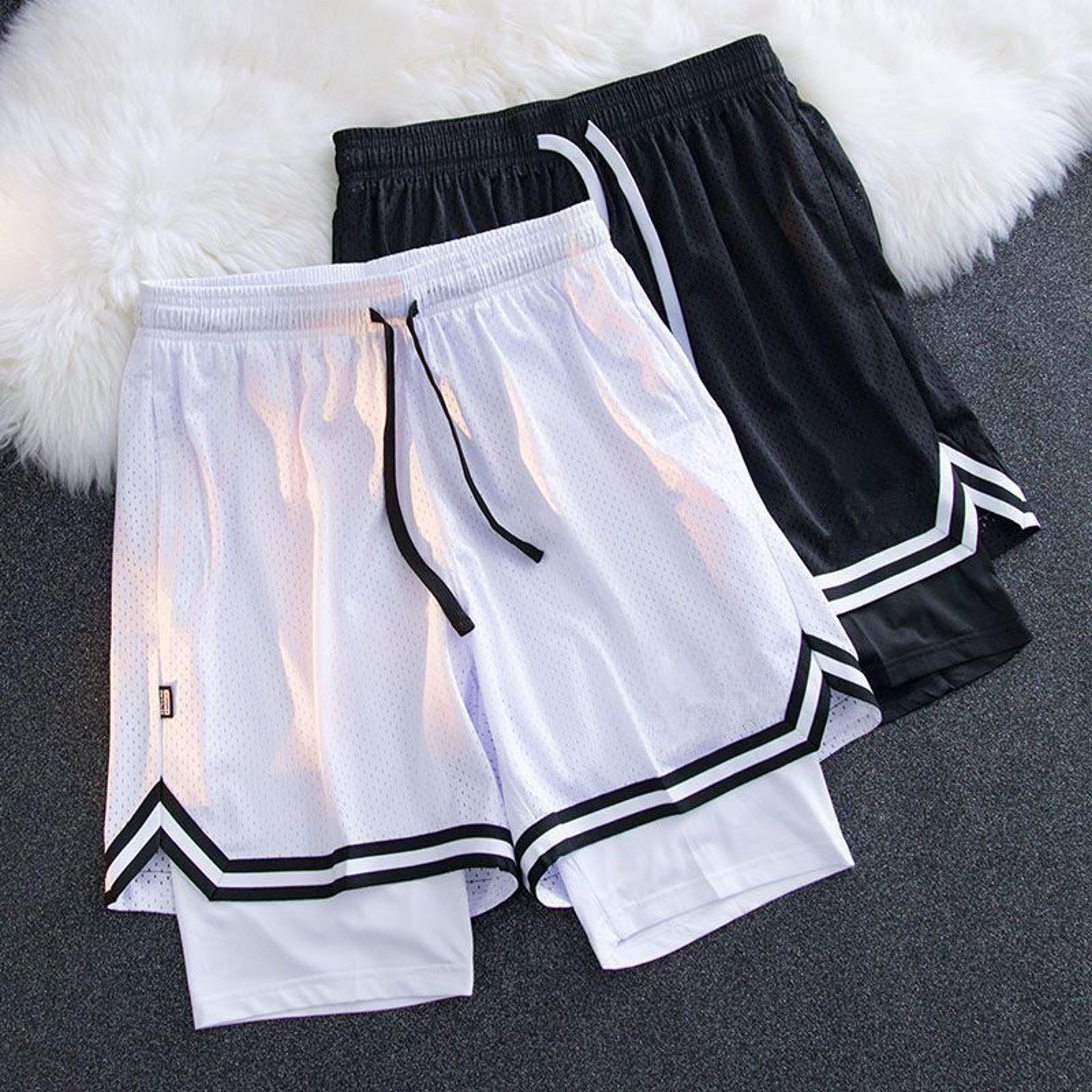 men basketball shorts quick dry running gym workout training shorts