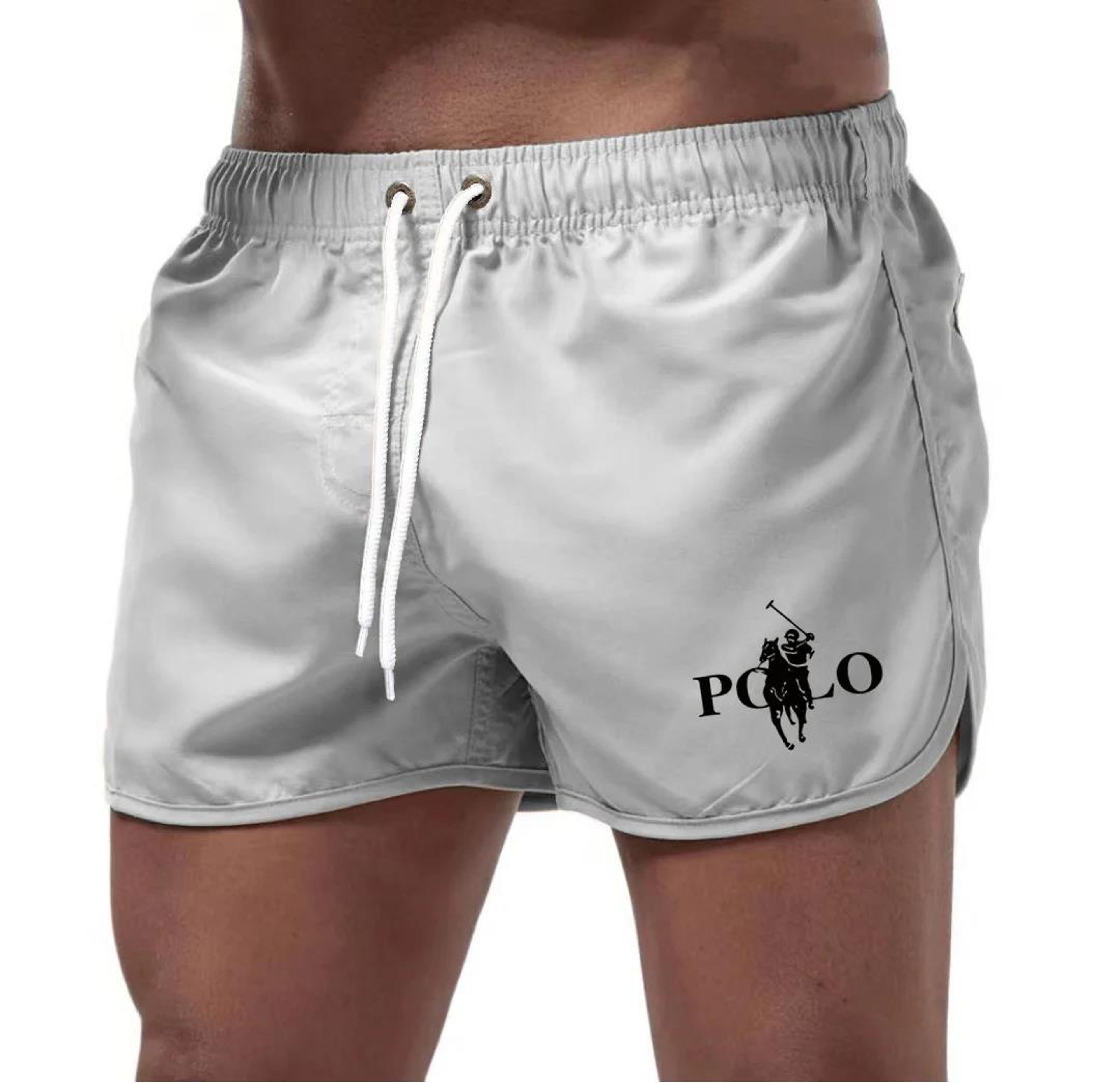 mens printed beach shorts lightweight quick dry casual swim shorts