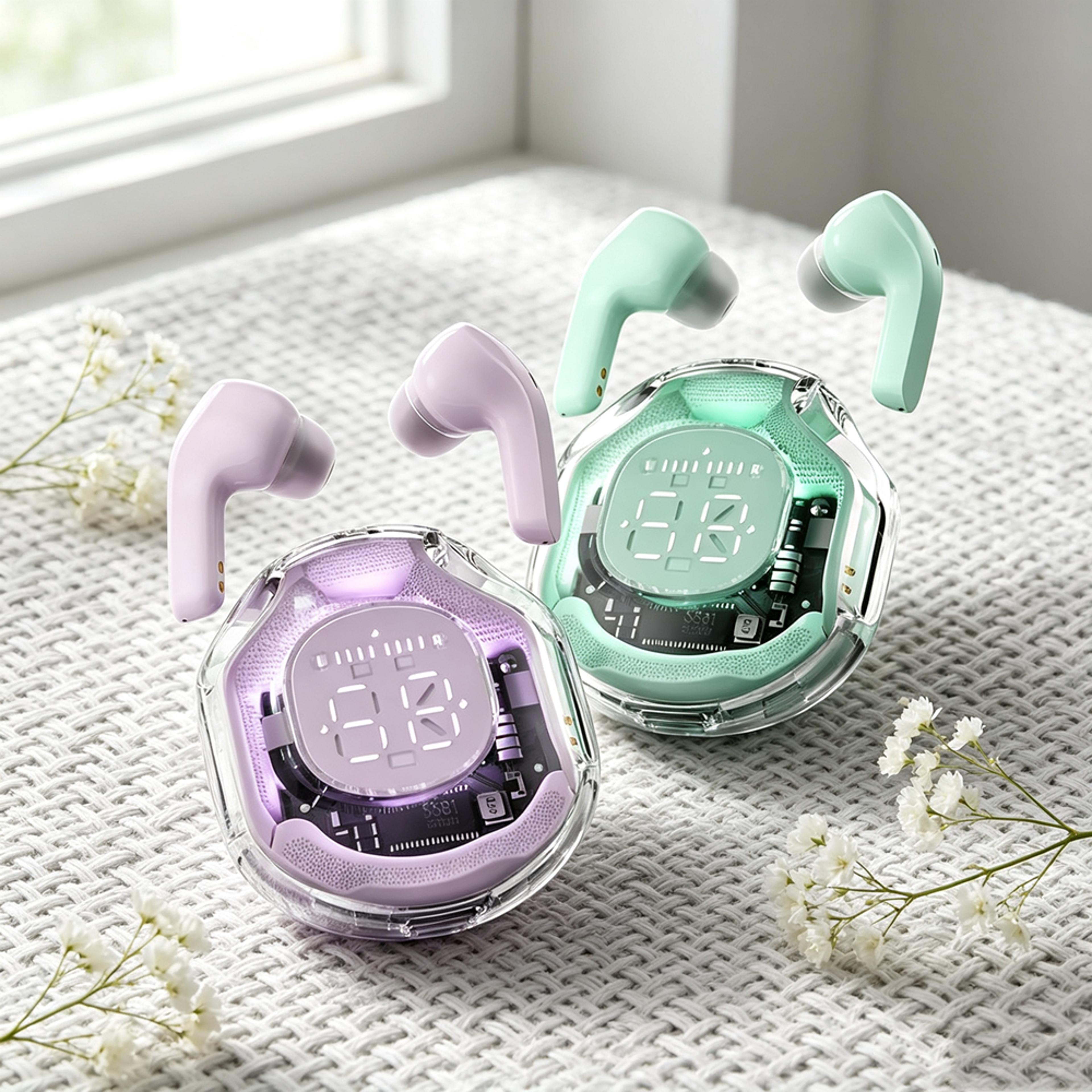 high fidelity tws wireless earbuds bluetooth headphones with clear sound and portable charging case