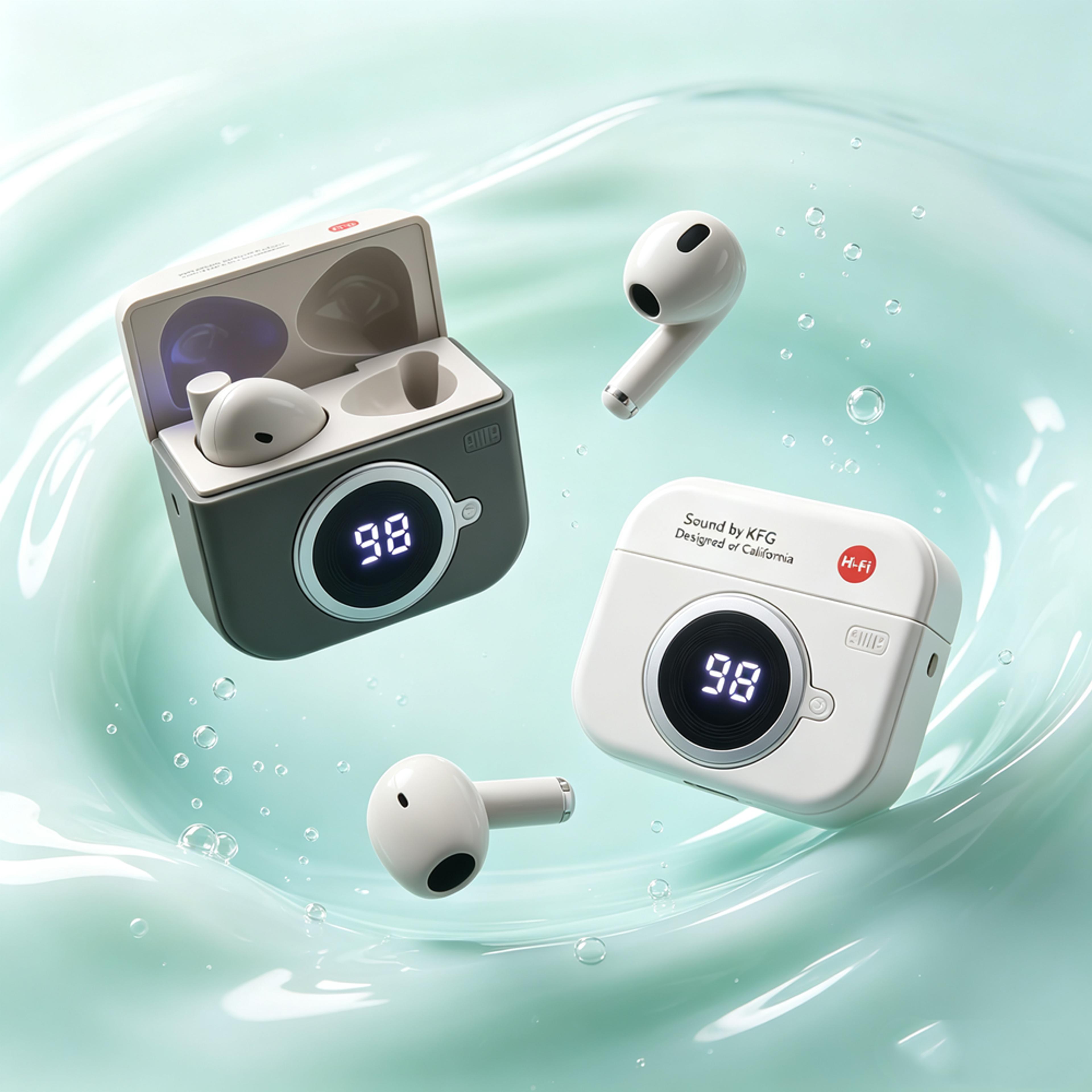 bluetooth wireless earbuds high performance noise clear audio headphones