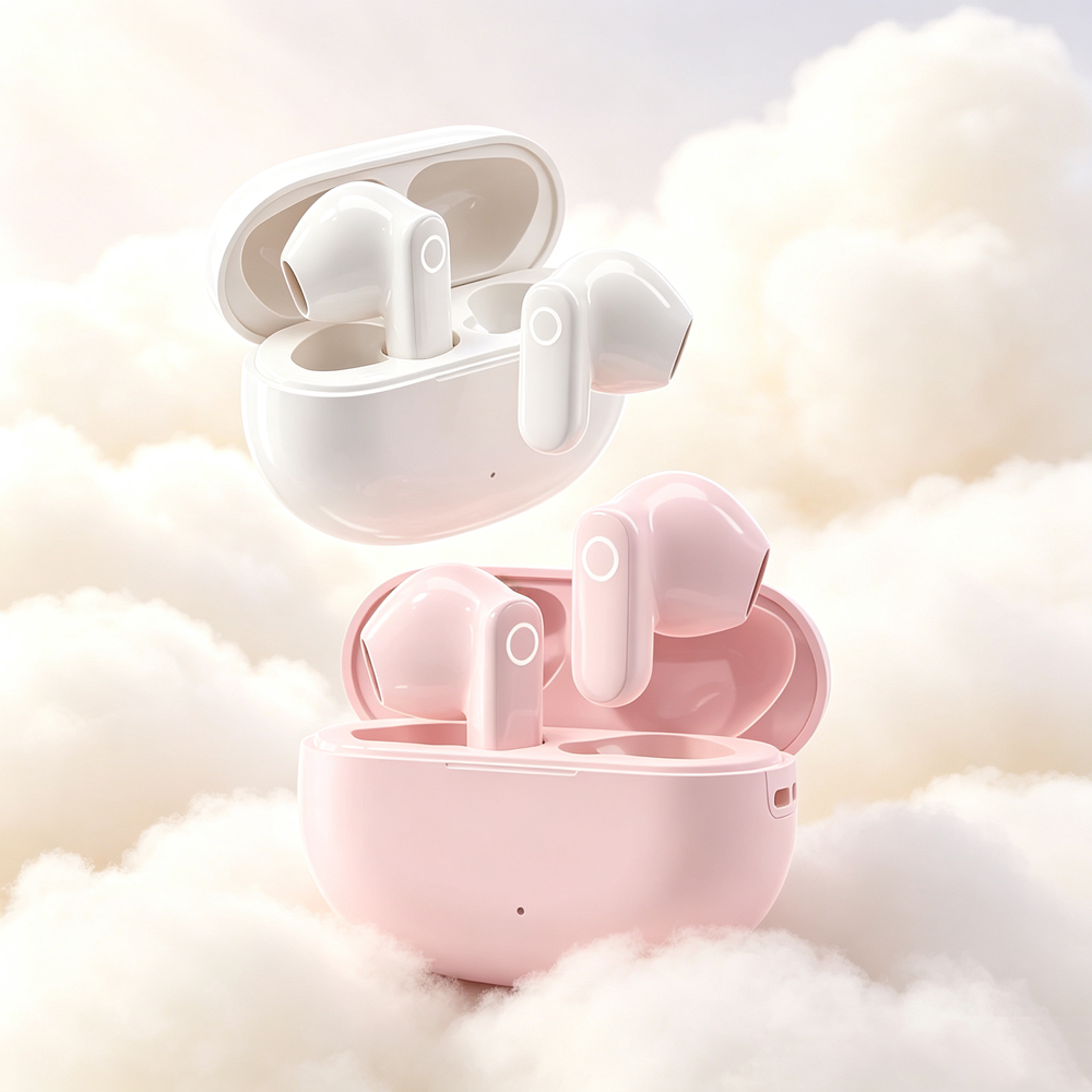 bluetooth wireless earbuds with clear call voice optimization and premium sound