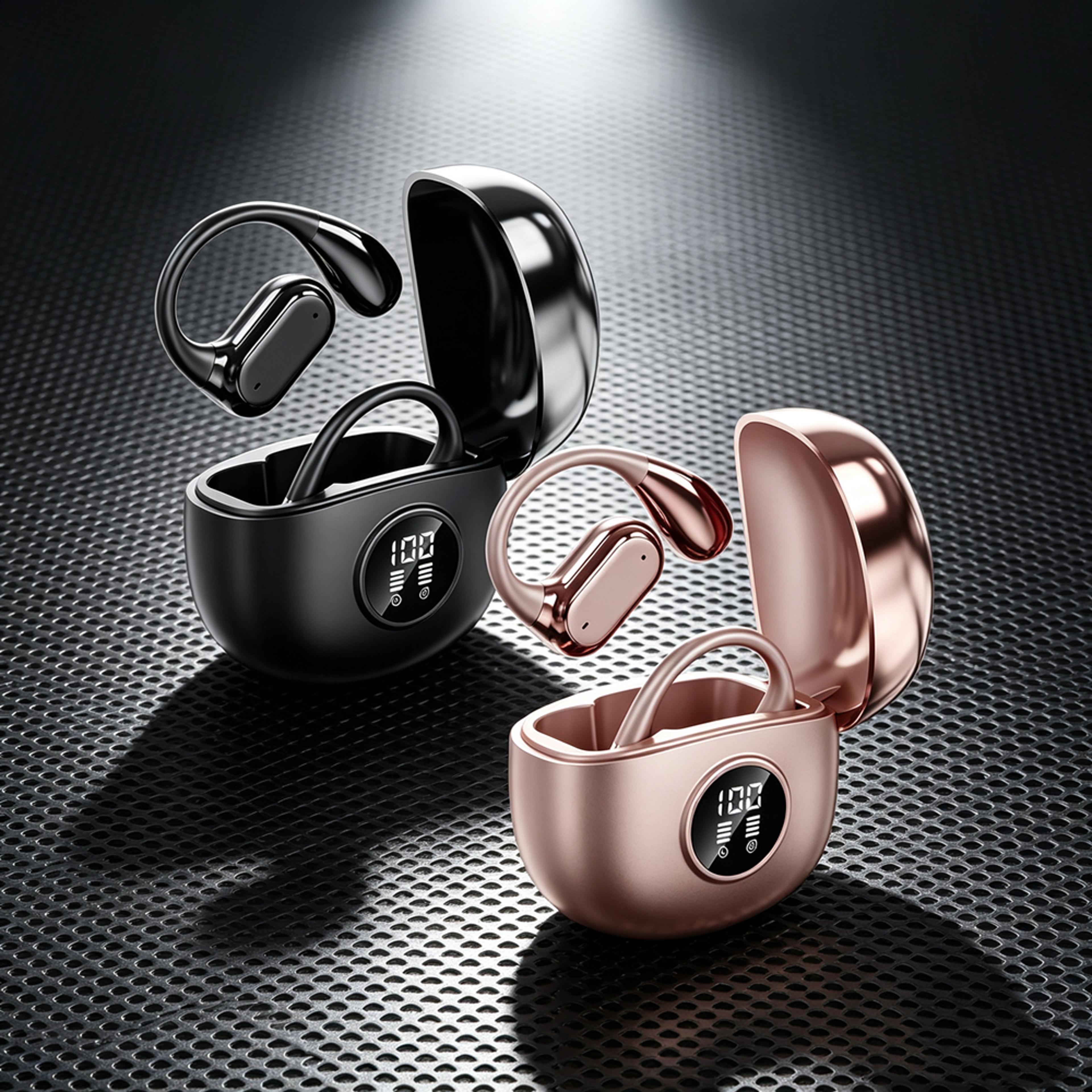 wireless bluetooth earbuds compact wireless headphones with portable charging case