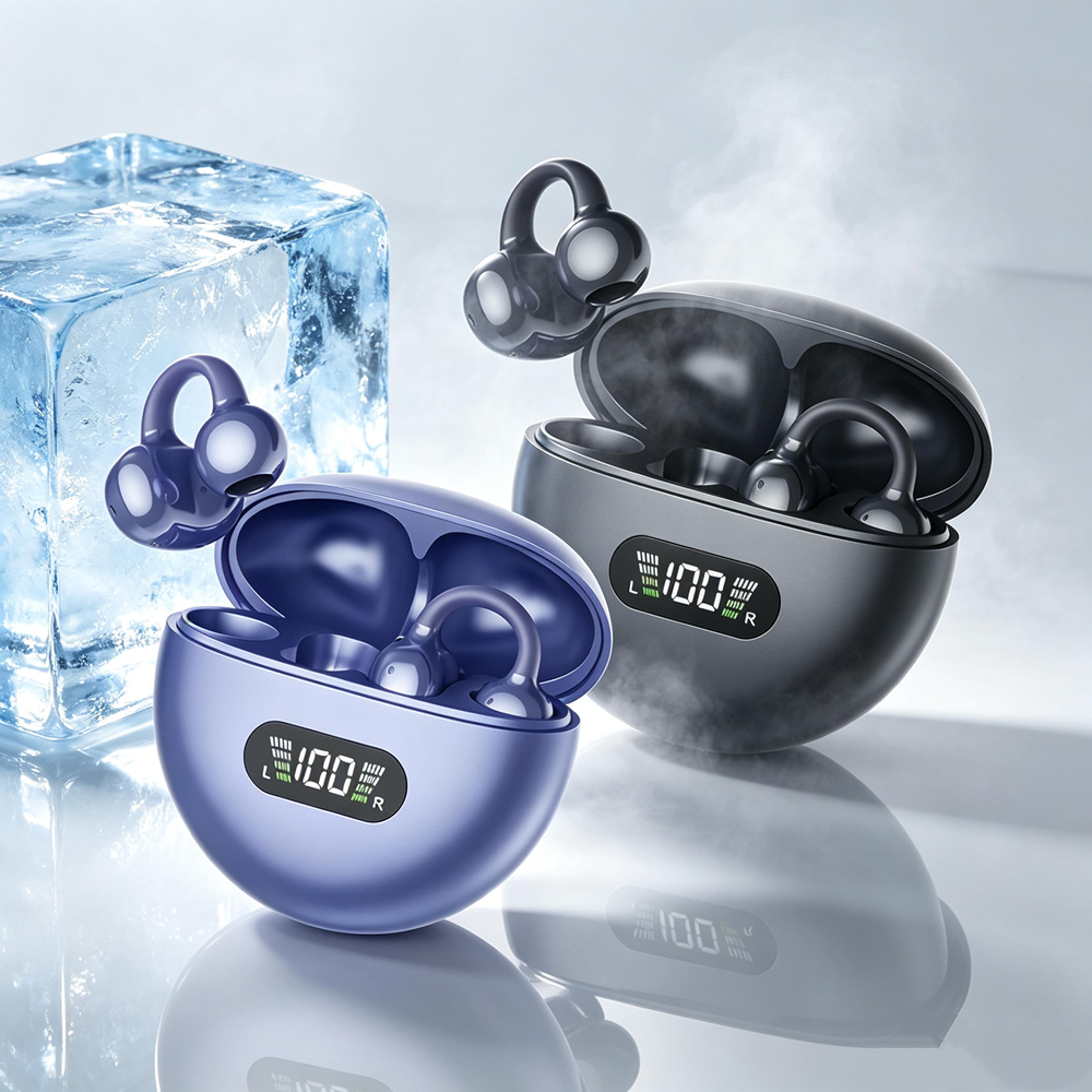 wireless bluetooth earbuds with ergonomic comfort for gaming work and daily listening