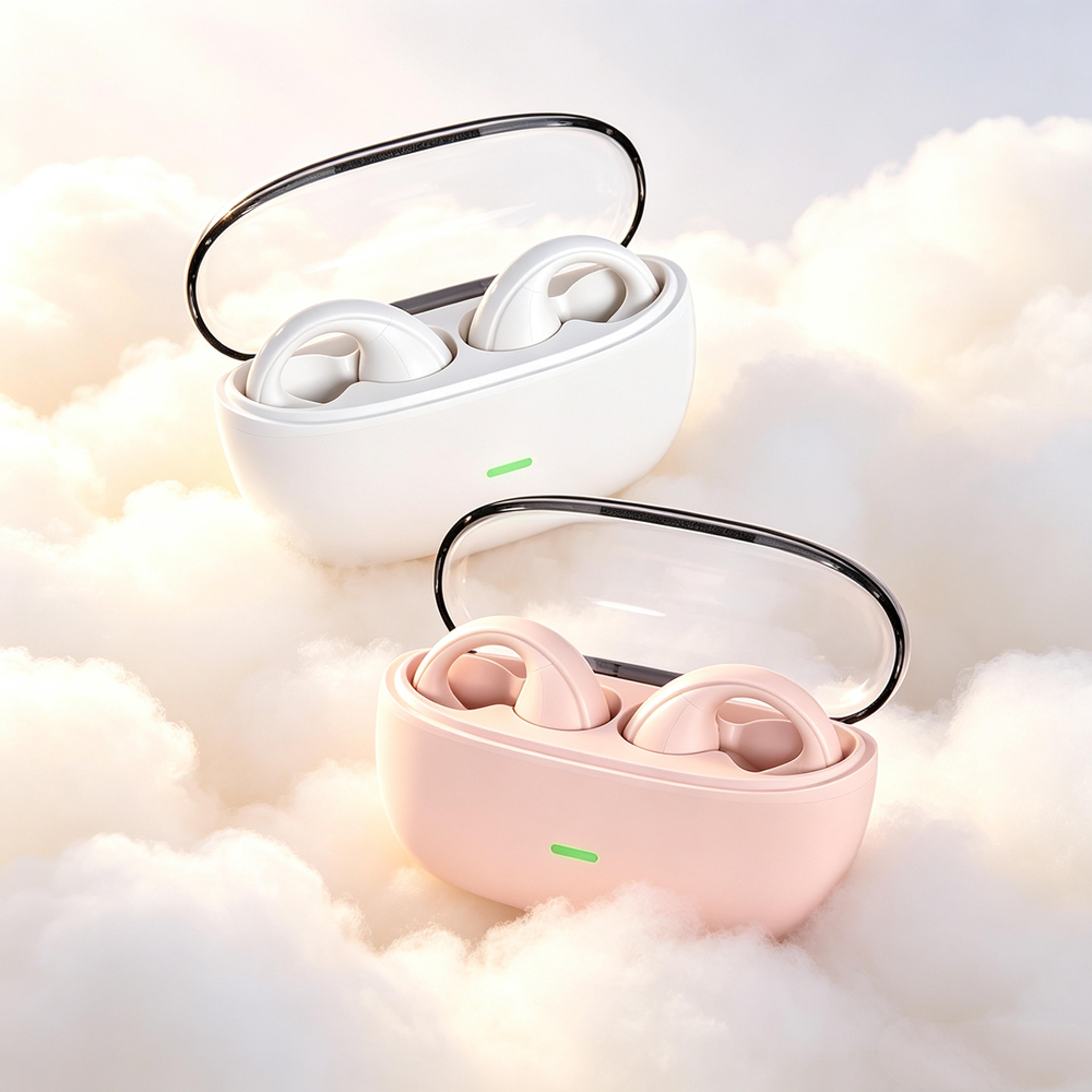 wireless bluetooth earbuds with adaptive noise cancellation smart surround sound headphones