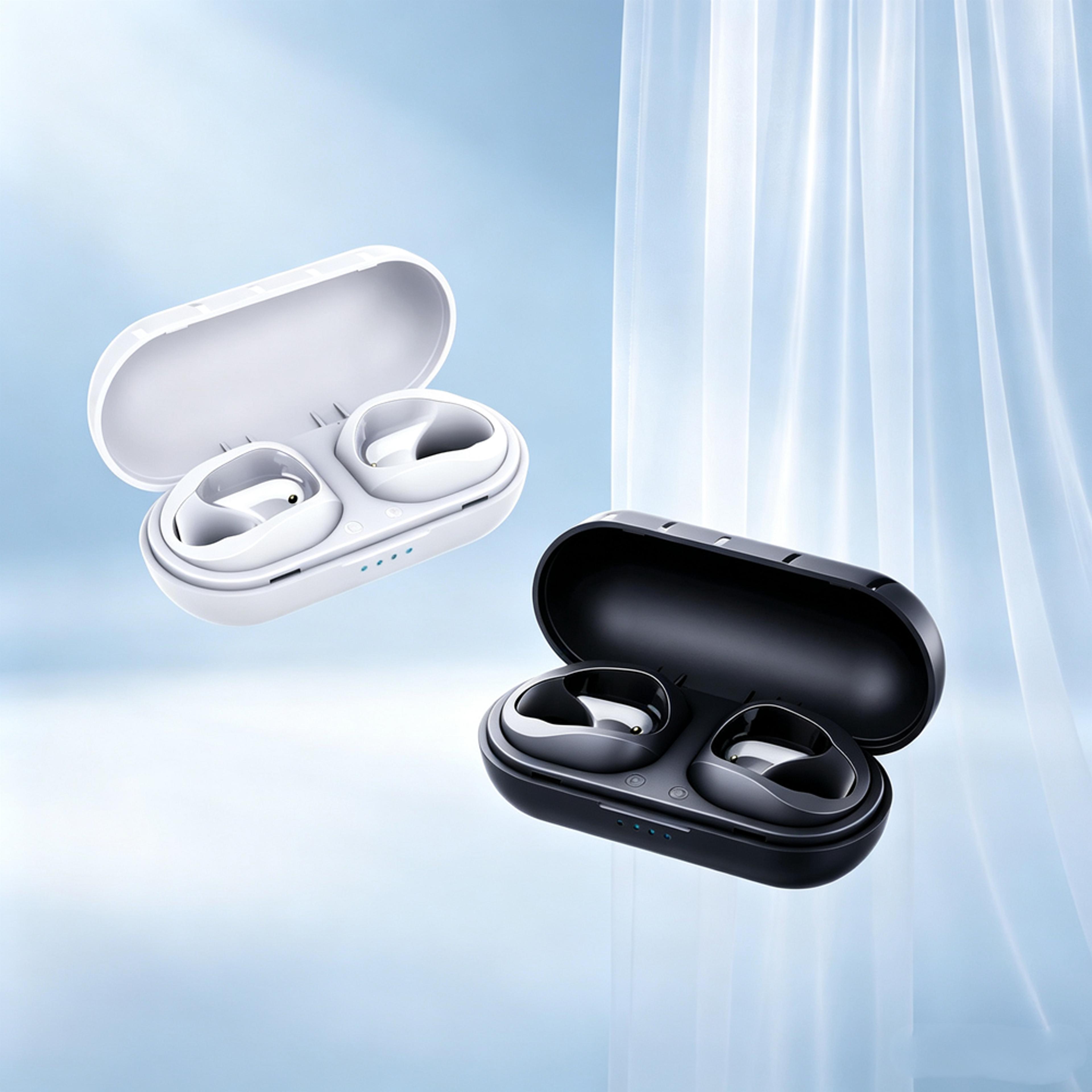 premium tws wireless earbuds with memory foam cushions bluetooth headphones